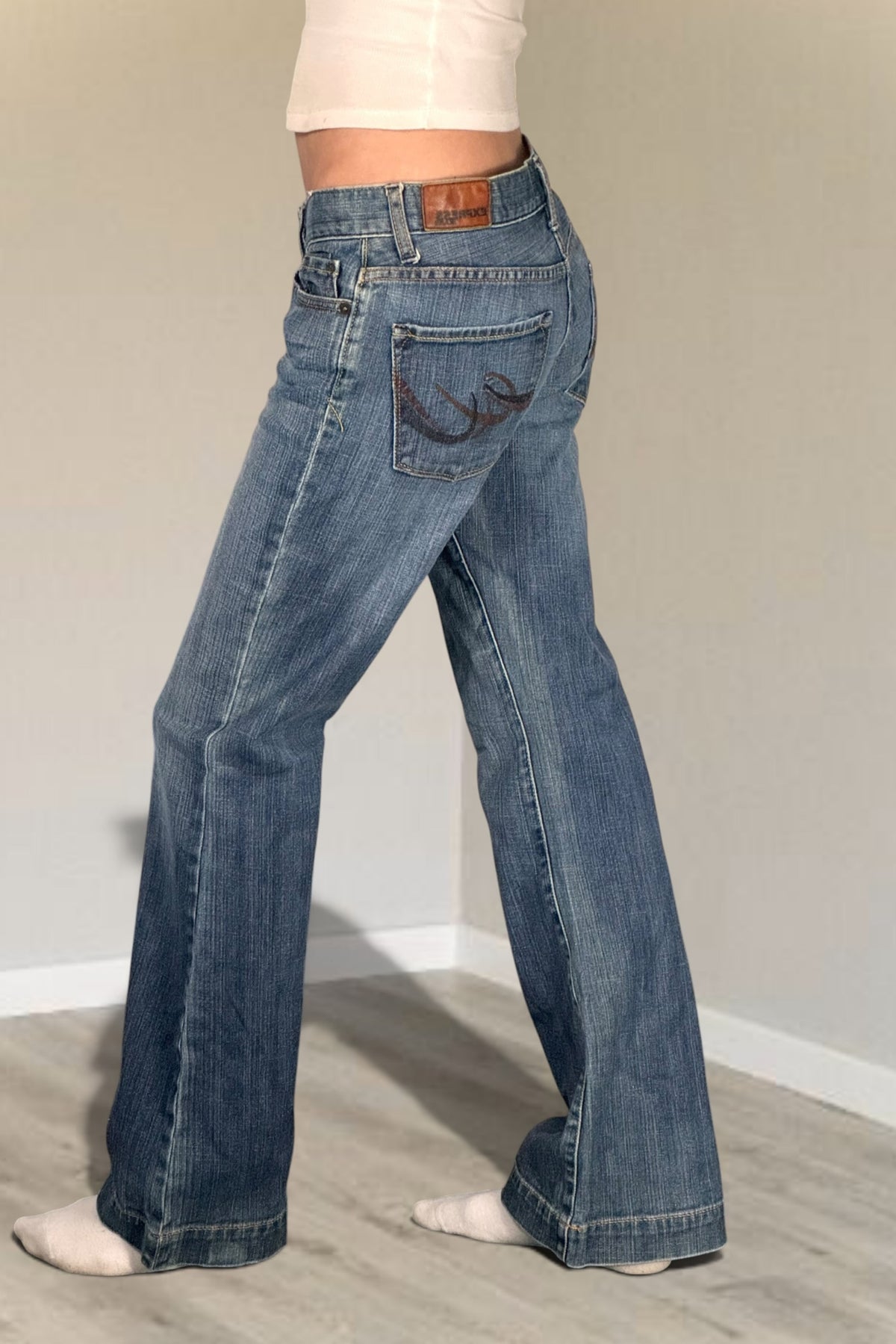 Lågmidjade jeans stl: S