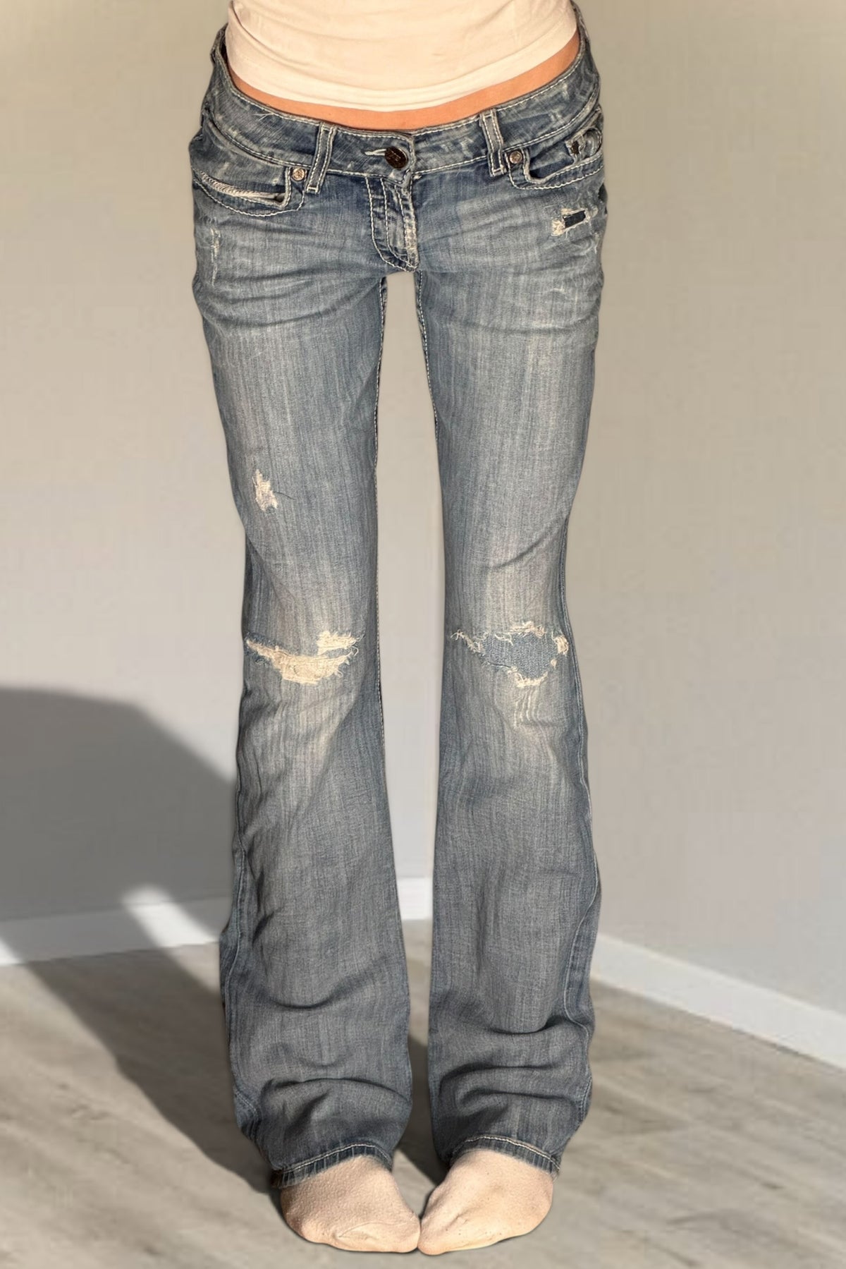 Lågmidjade jeans stl: XS/S