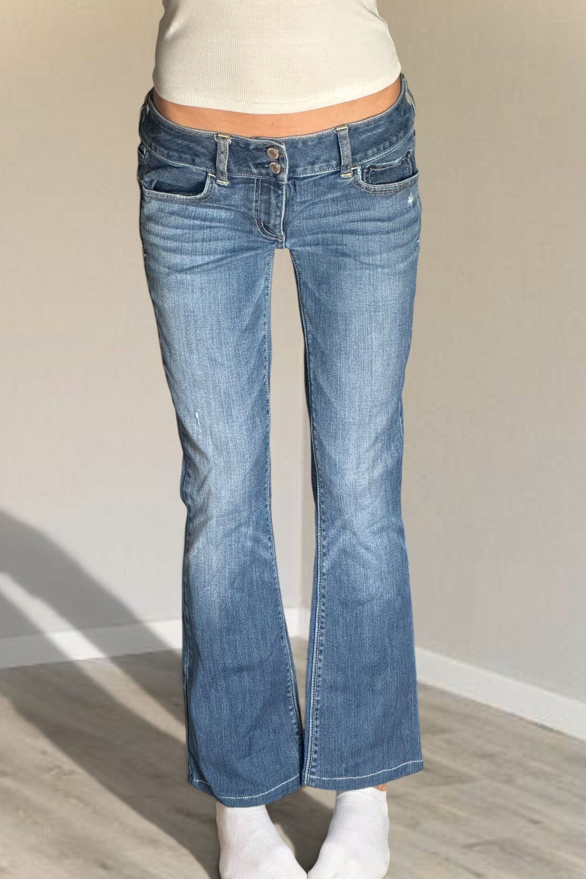 Lågmidjade jeans stl: S