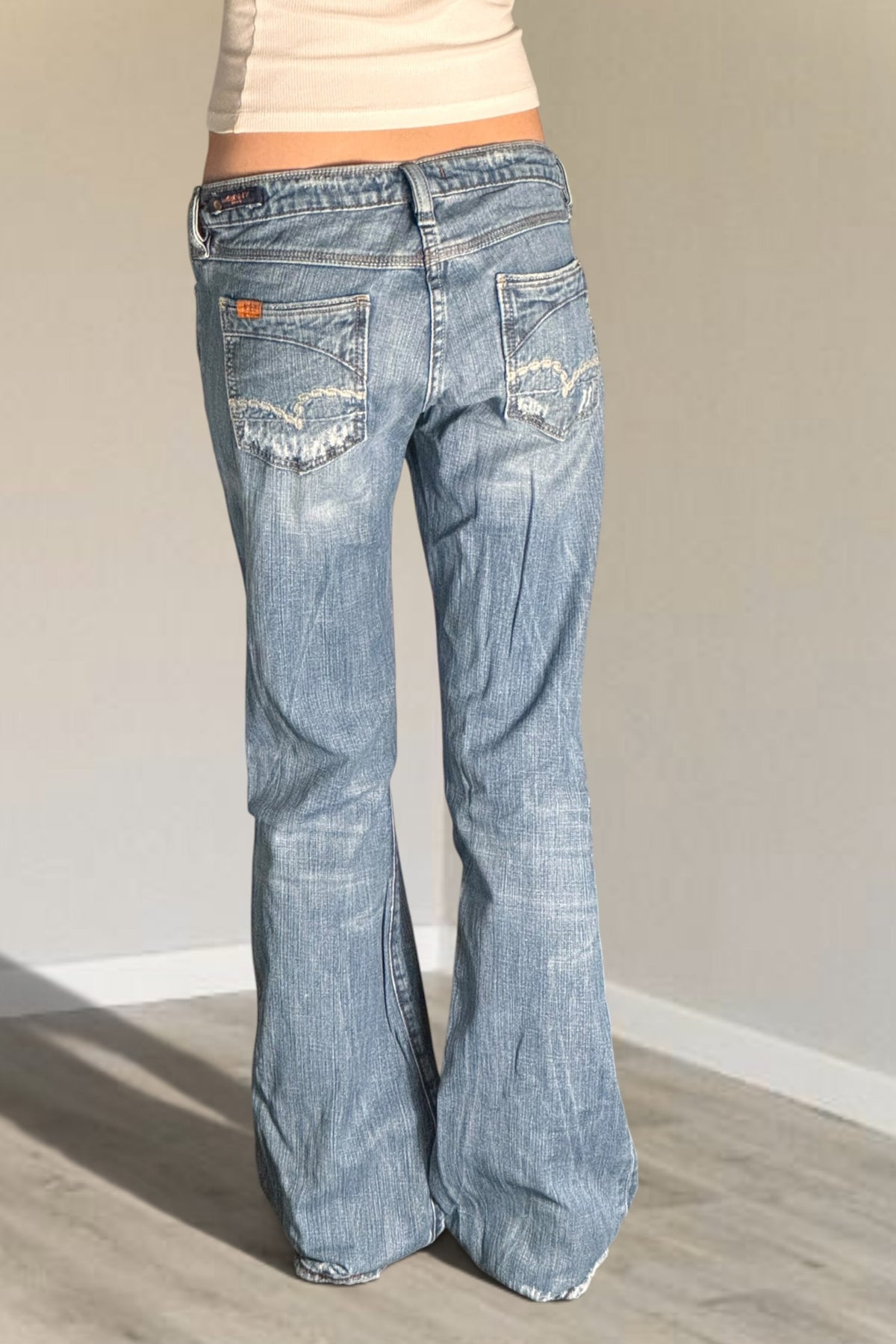 Lågmidjade jeans stl: S