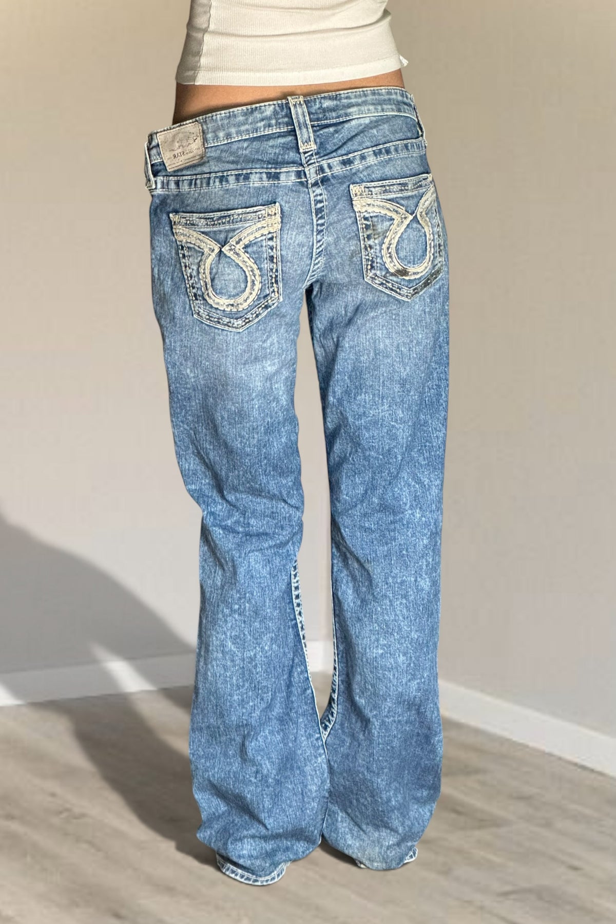 Lågmidjade jeans stl: M