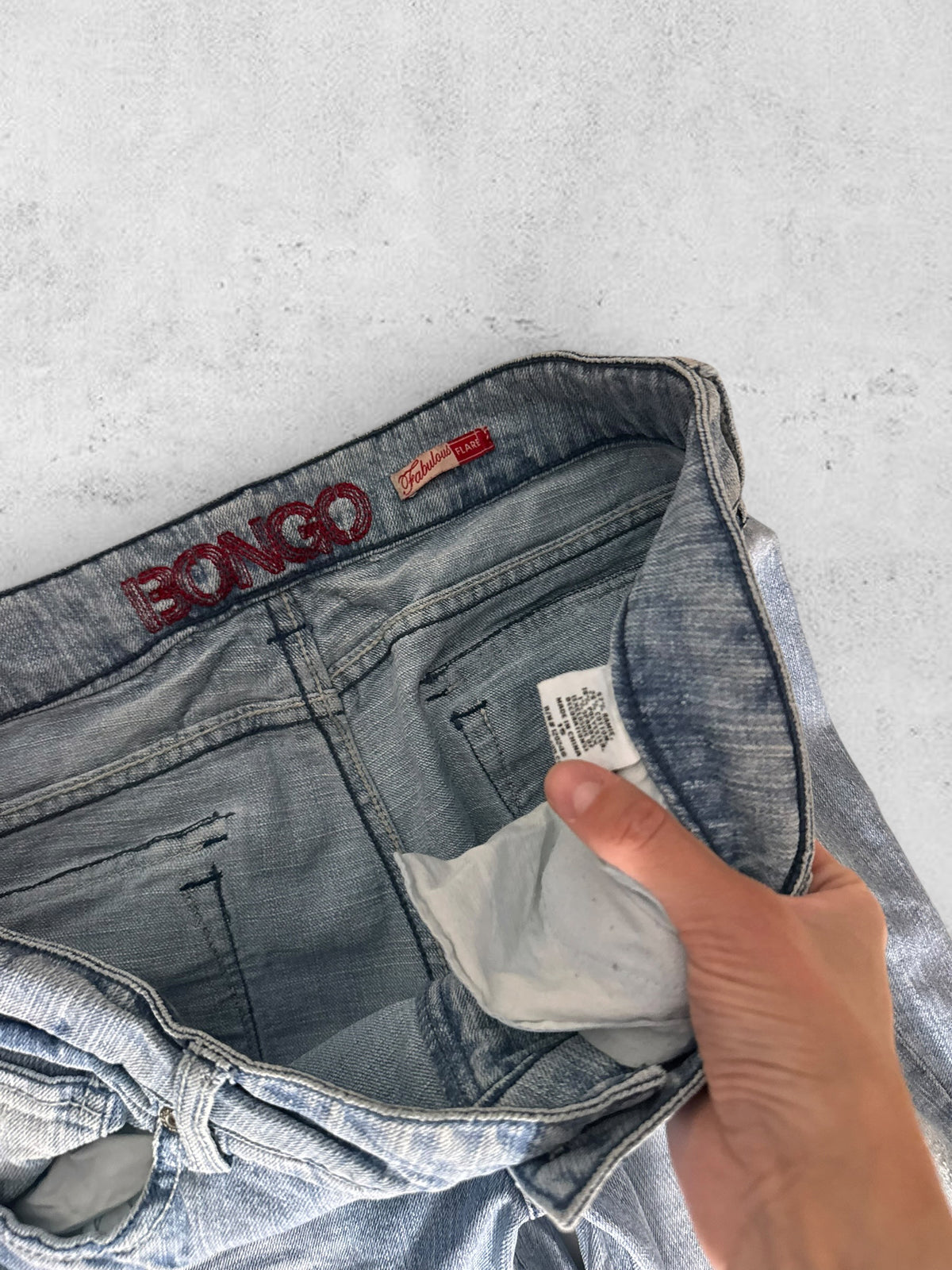 Low-waist jeans size: XL