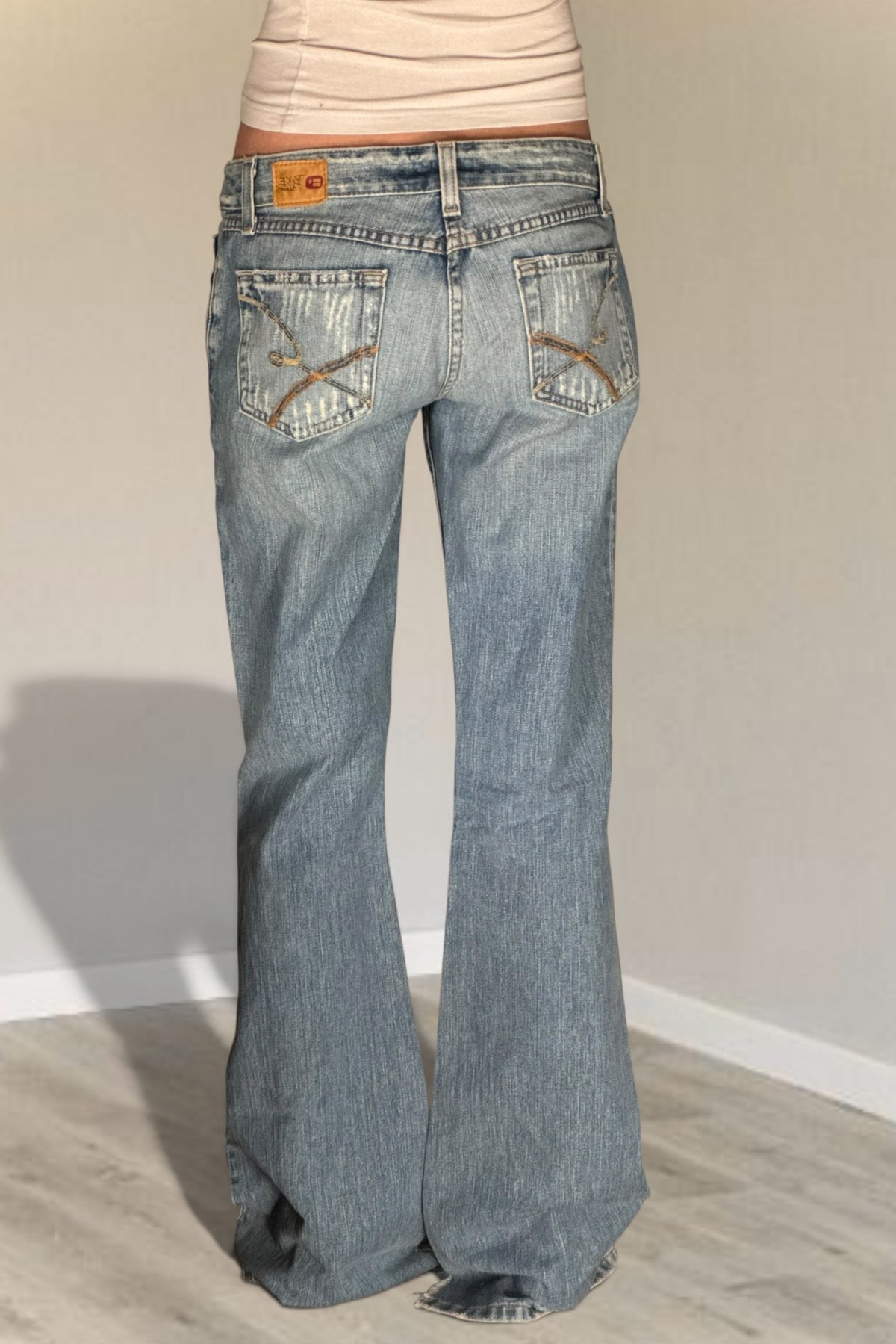 Lågmidjade jeans stl: S