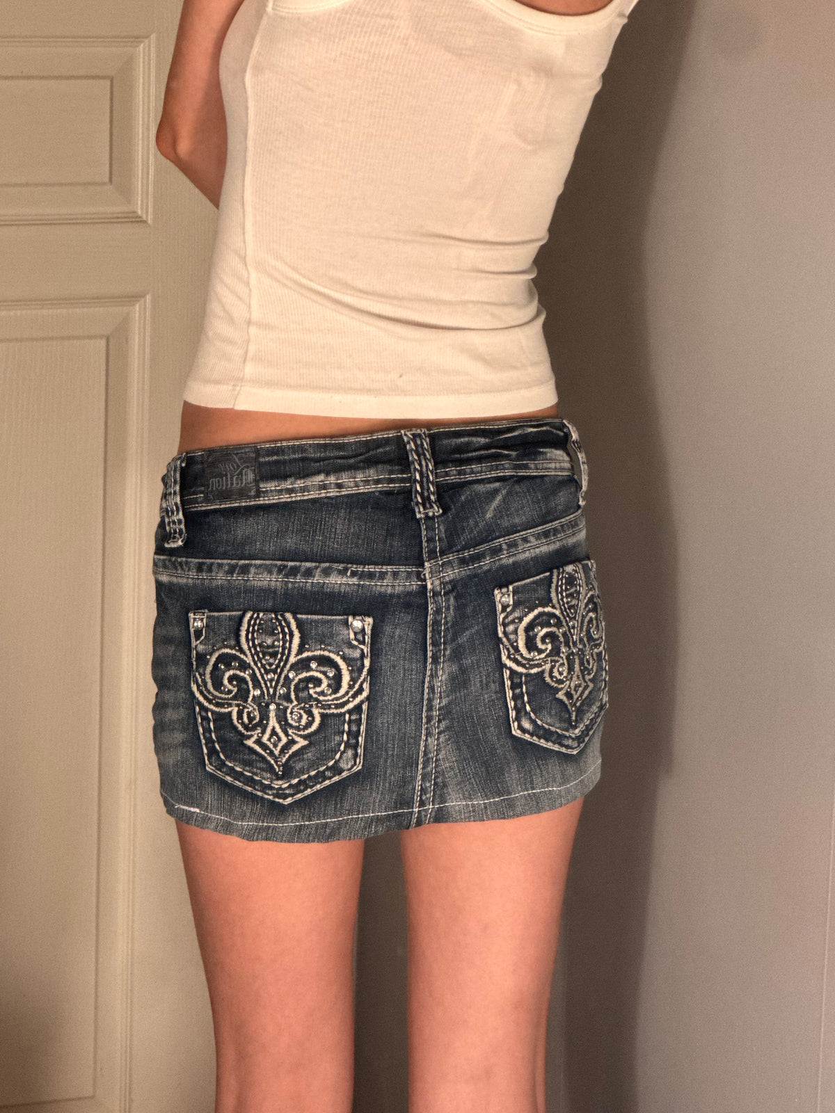 Jeans skirt size: S