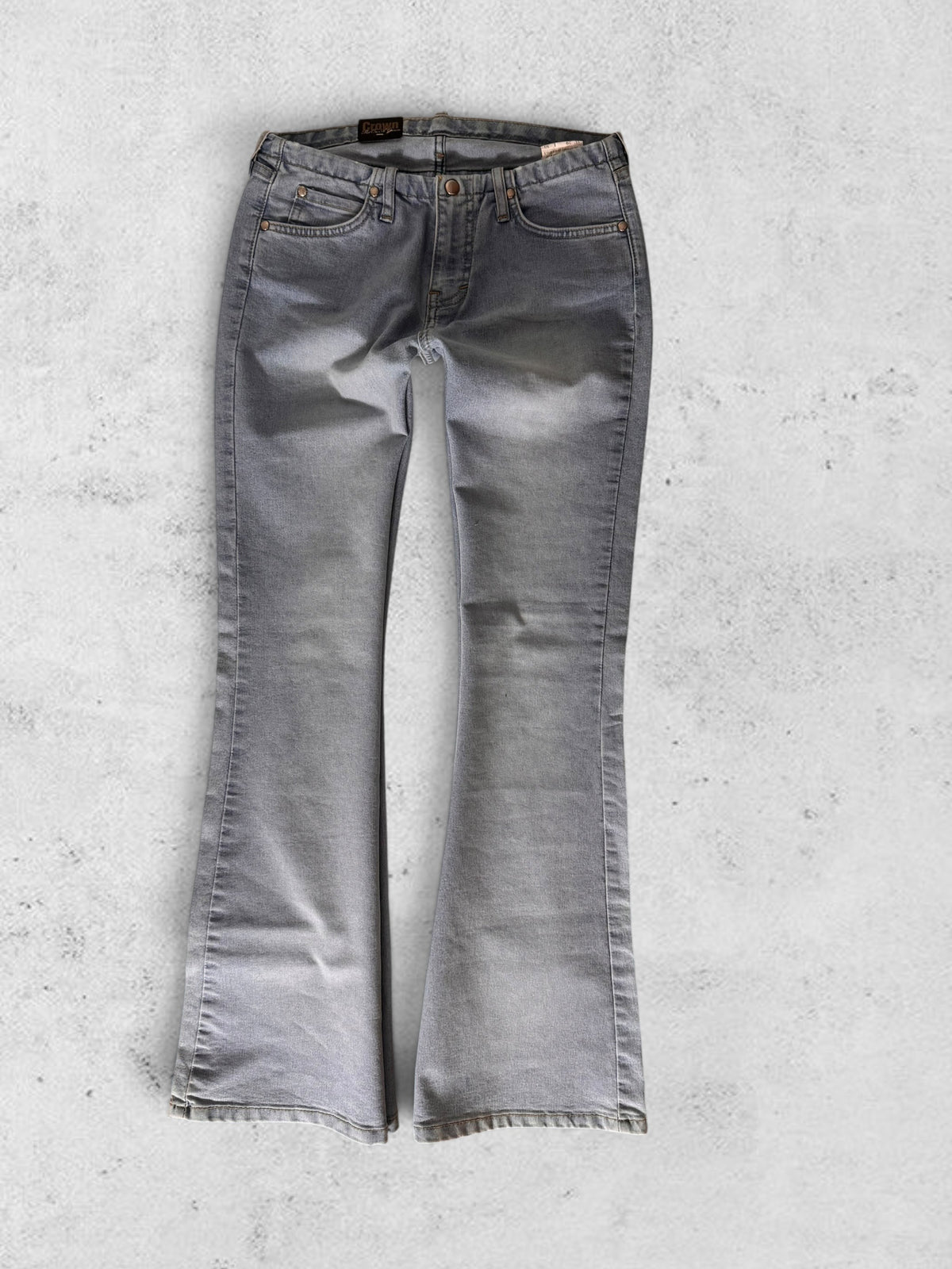 Utsvängda jeans stl: XS