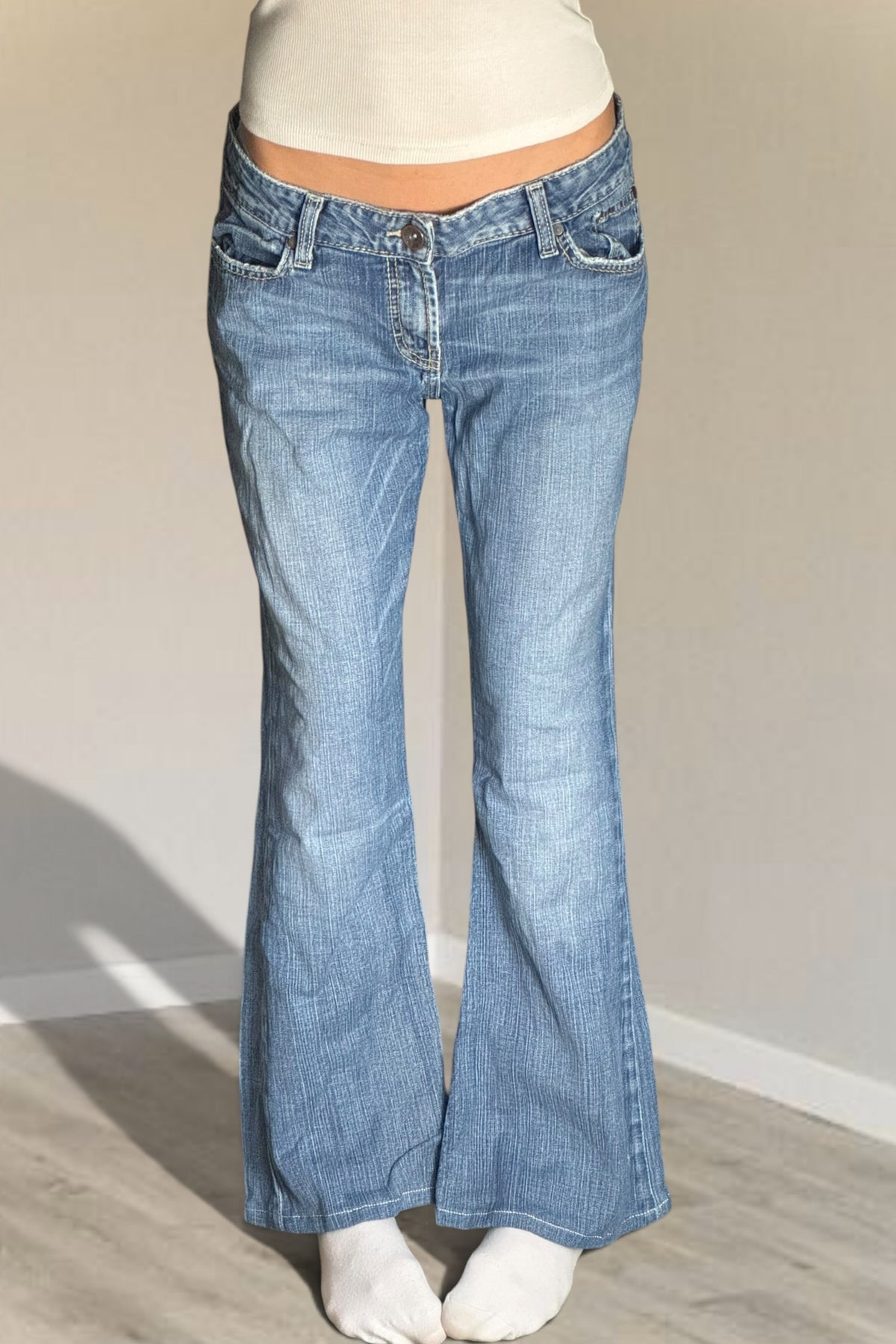 Lågmidjade jeans stl: L
