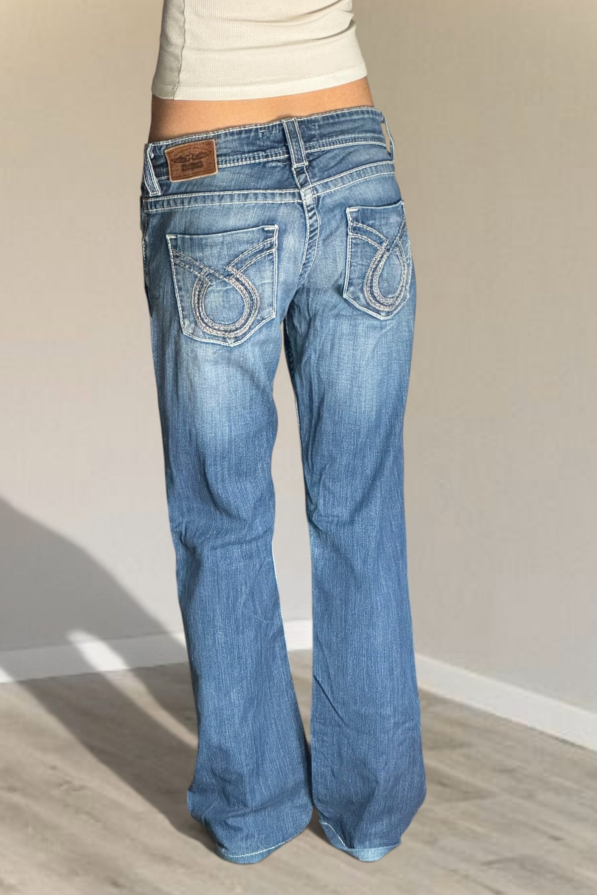 Lågmidjade jeans stl: S
