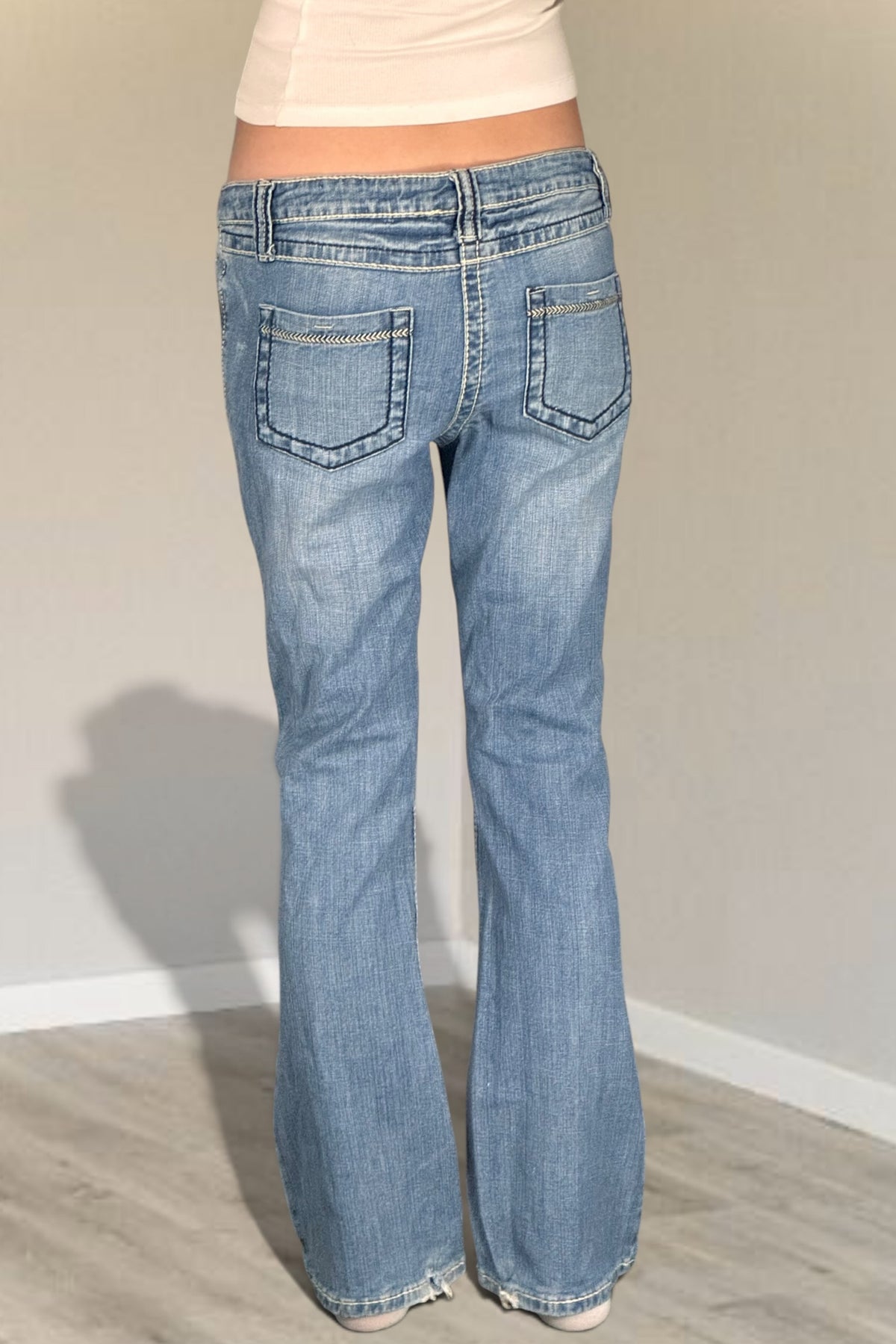 Lågmidjade jeans stl: S