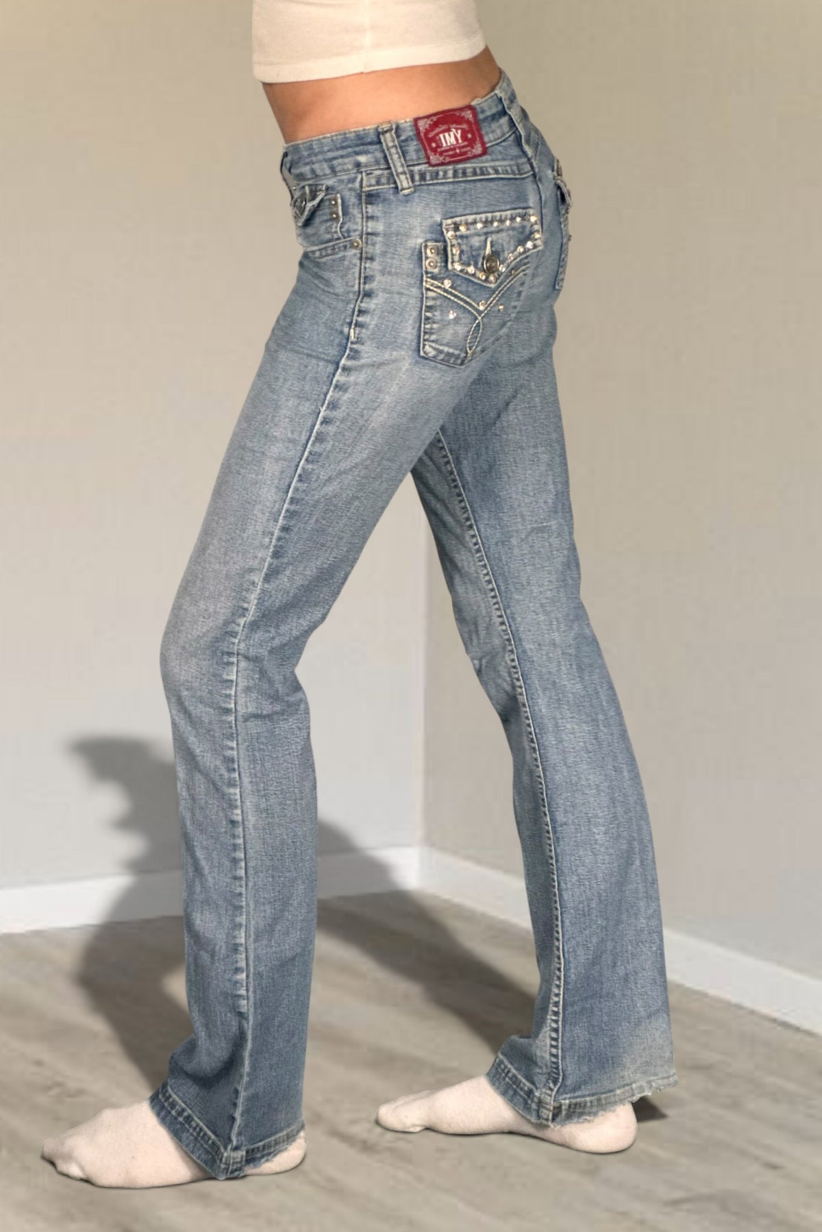 Lågmidjade jeans stl: XS