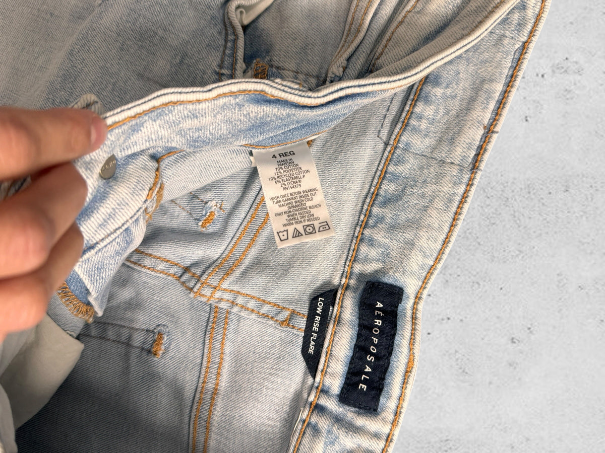 Lågmidjade jeans stl: S