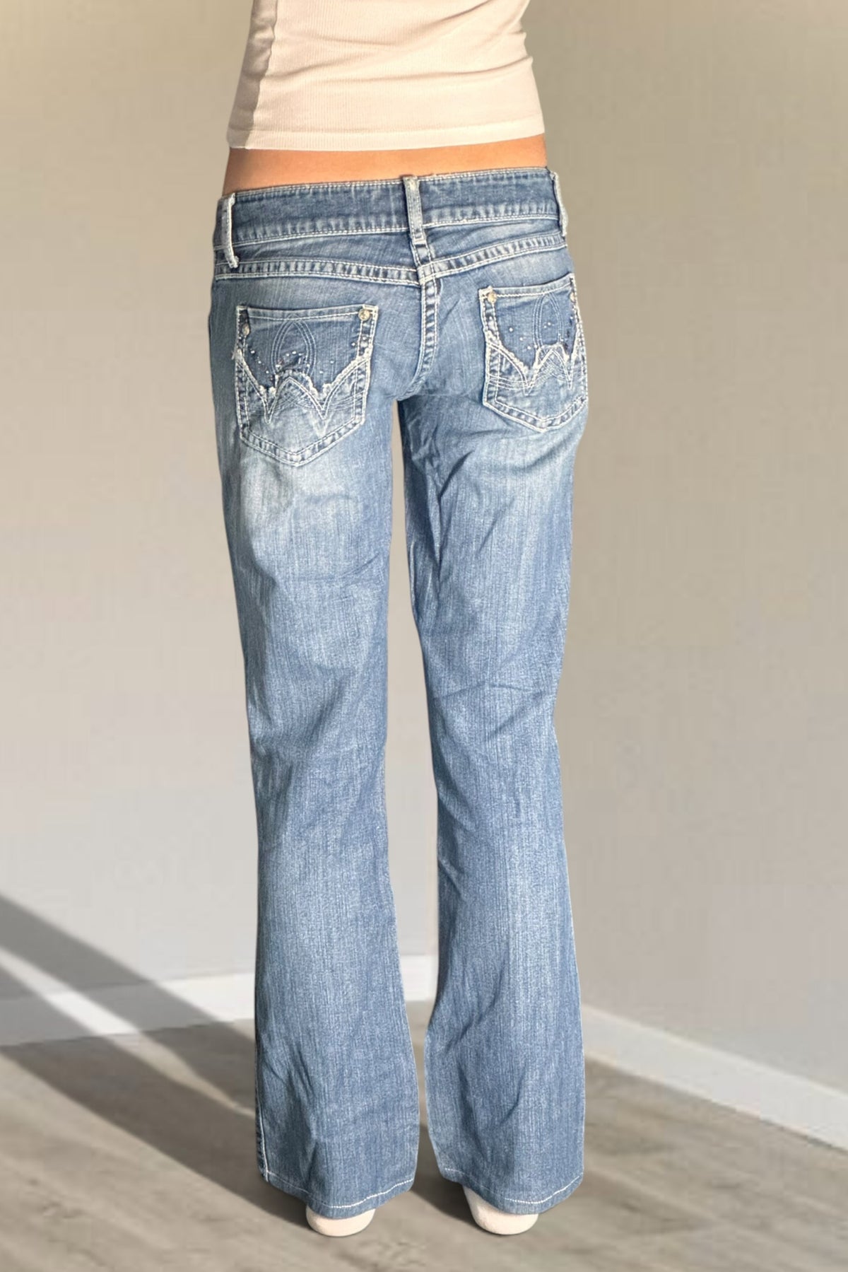 Lågmidjade jeans stl: XS
