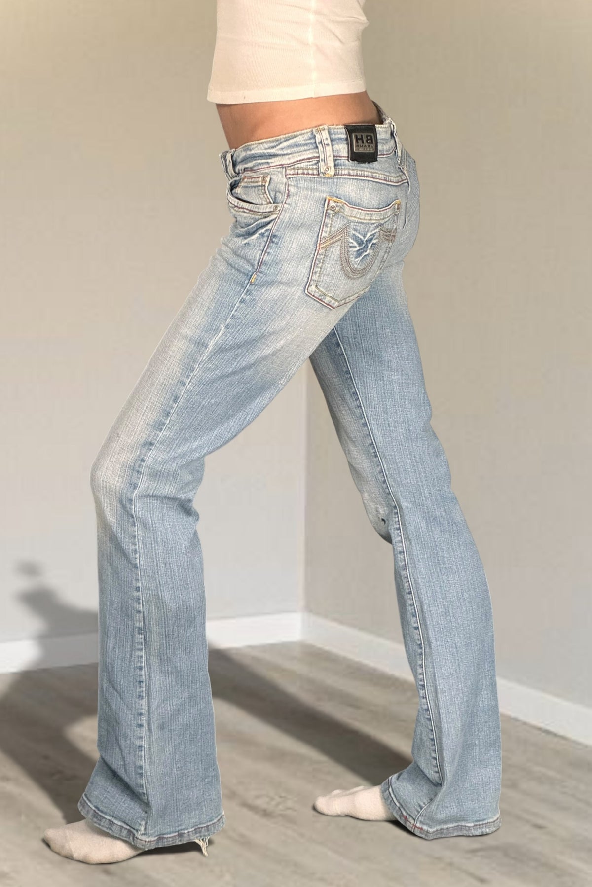 Lågmidjade jeans stl: S