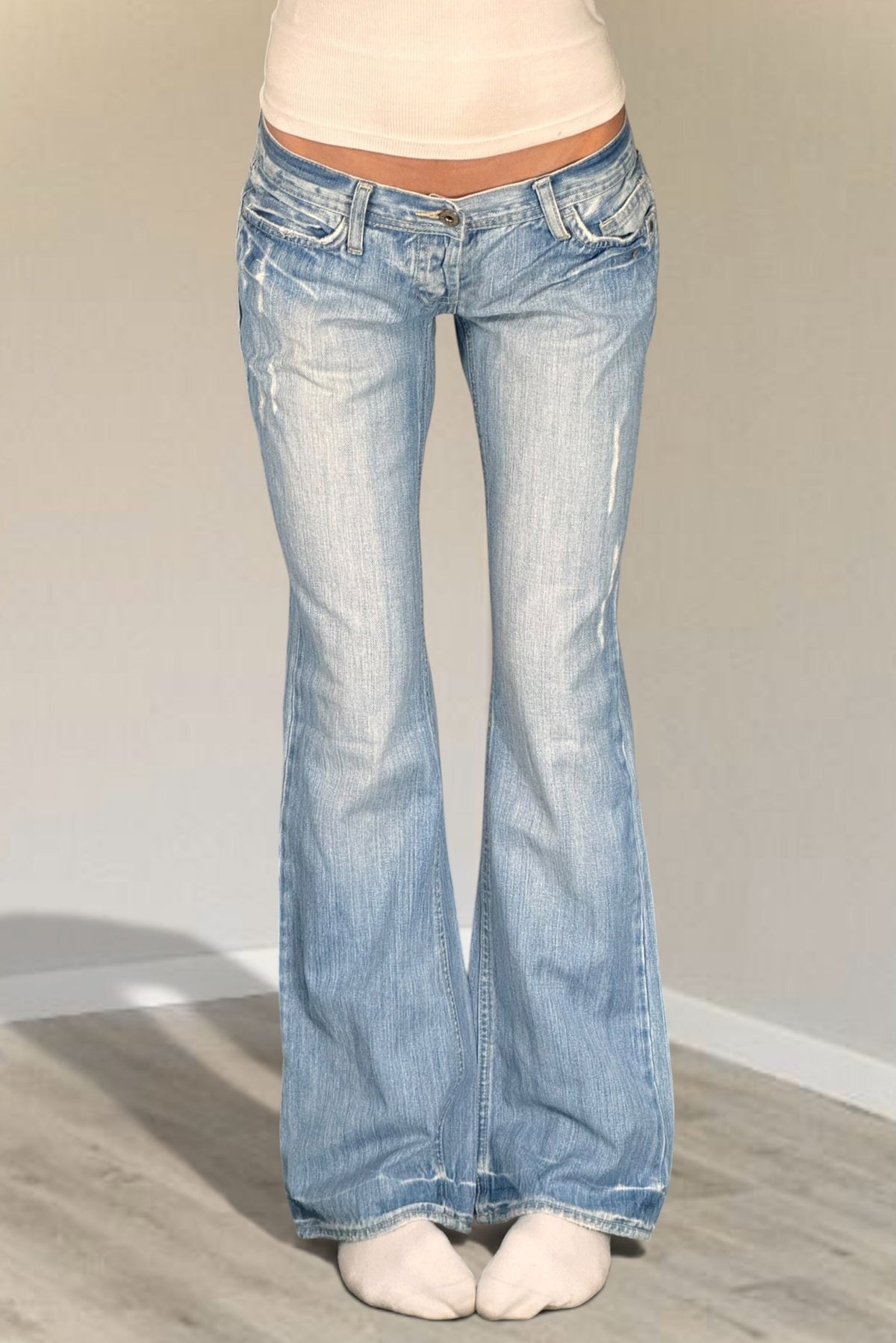 Lågmidjade jeans stl: S