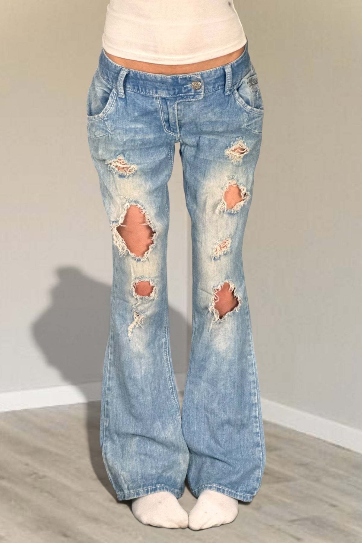 Lågmidjade jeans stl: S