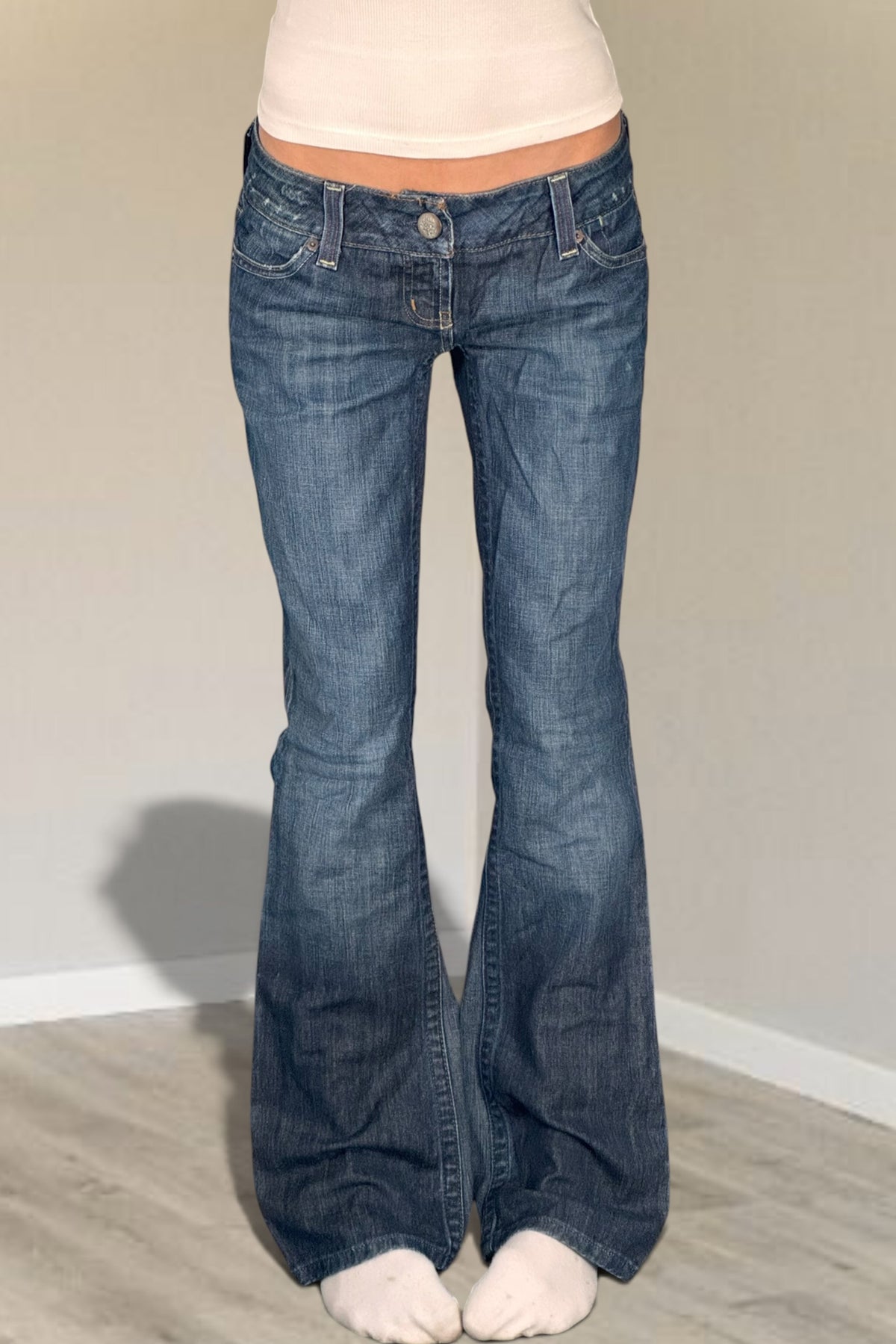 Lågmidjade jeans stl: S