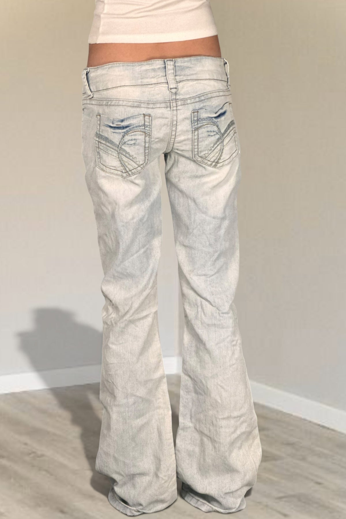 Lågmidjade jeans stl: S/M