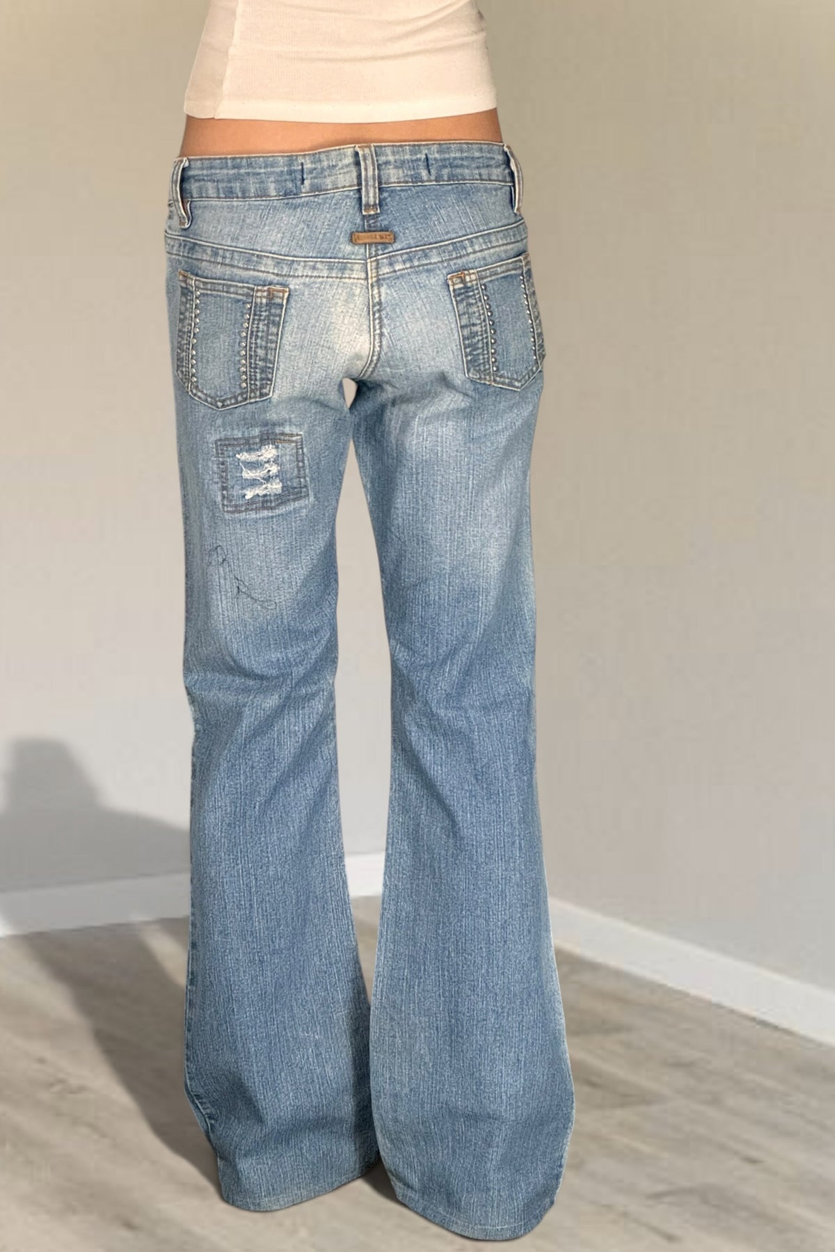 Lågmidjade jeans stl: S