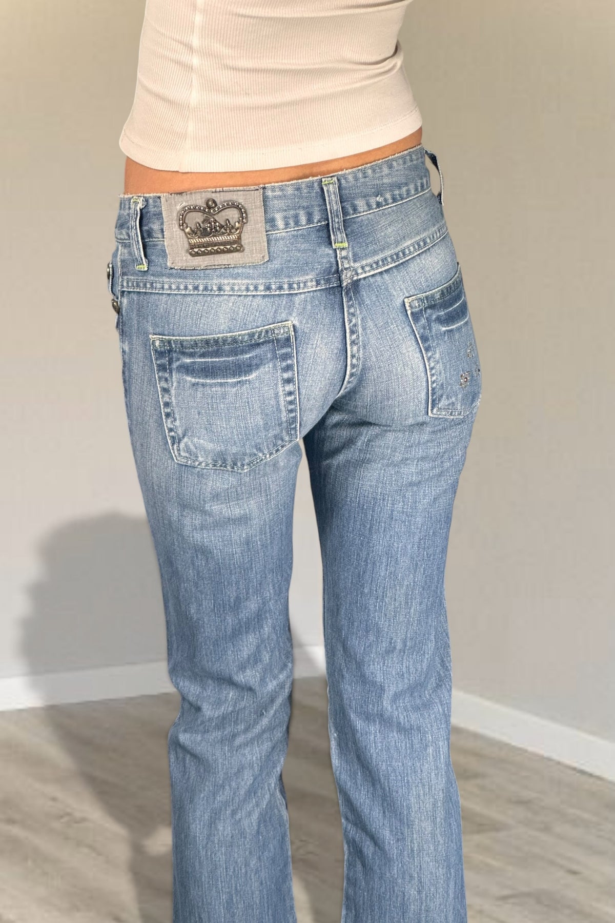 Lågmidjade jeans stl: XXXS