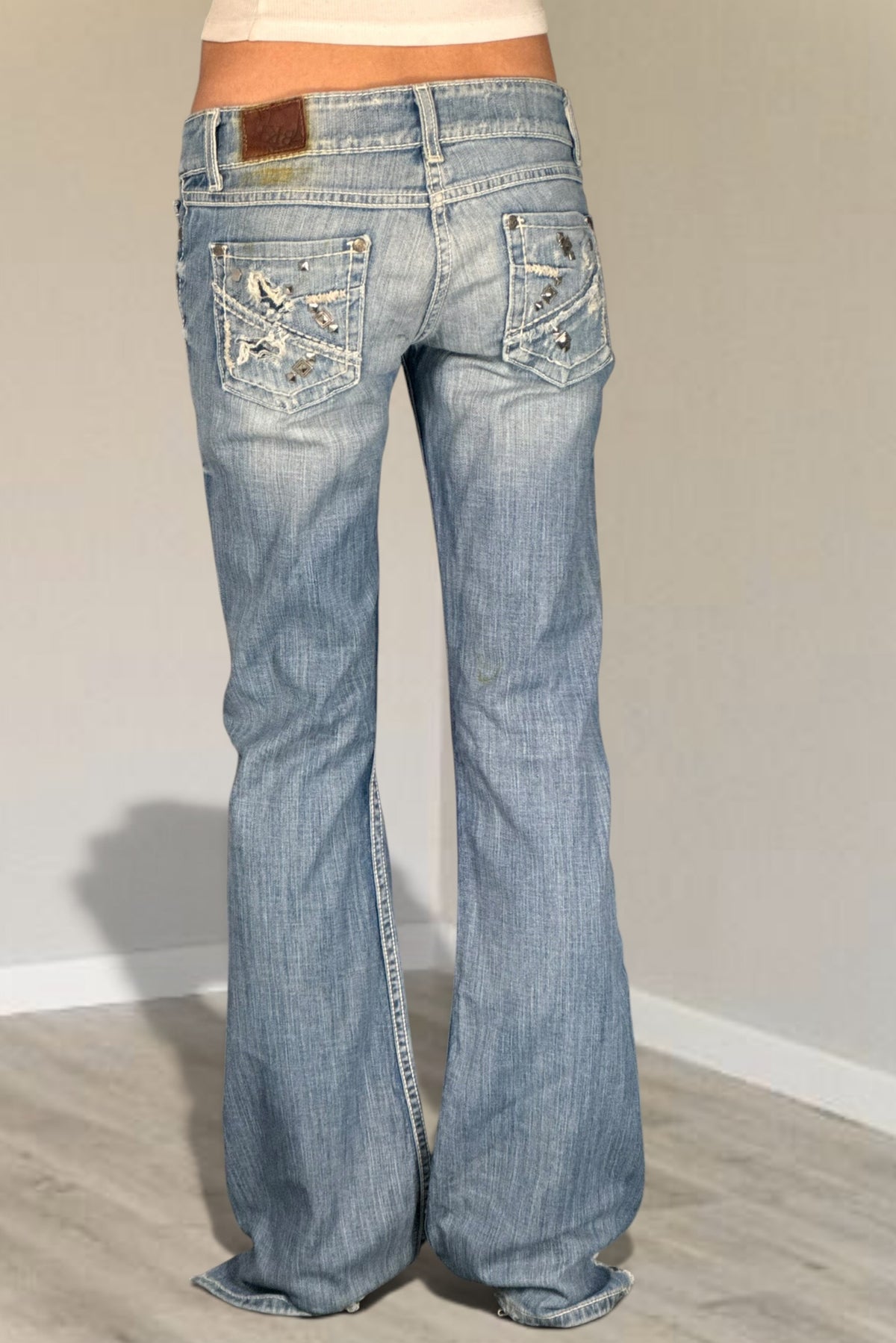 Lågmidjade jeans stl: S