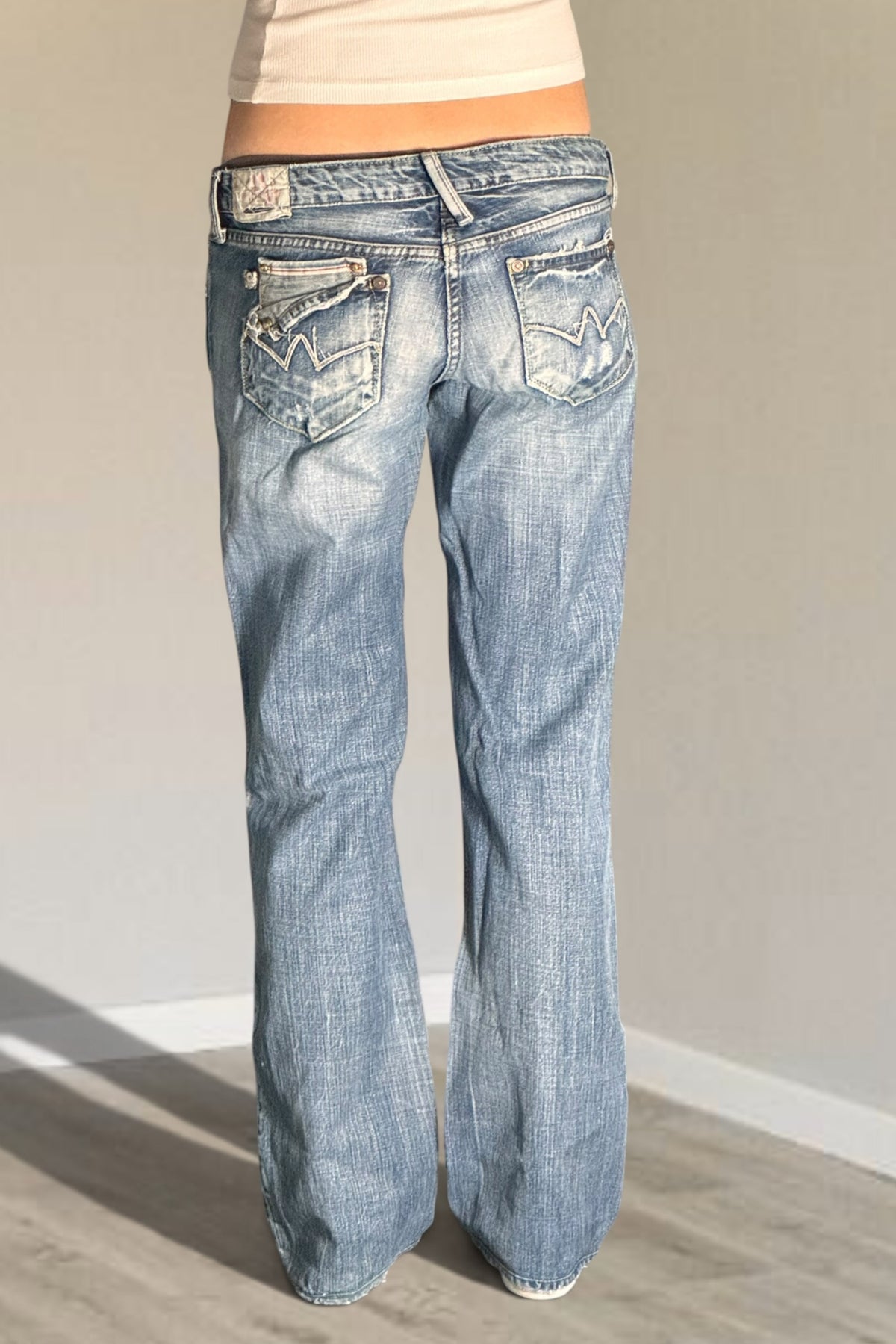 Lågmidjade jeans stl: S/M