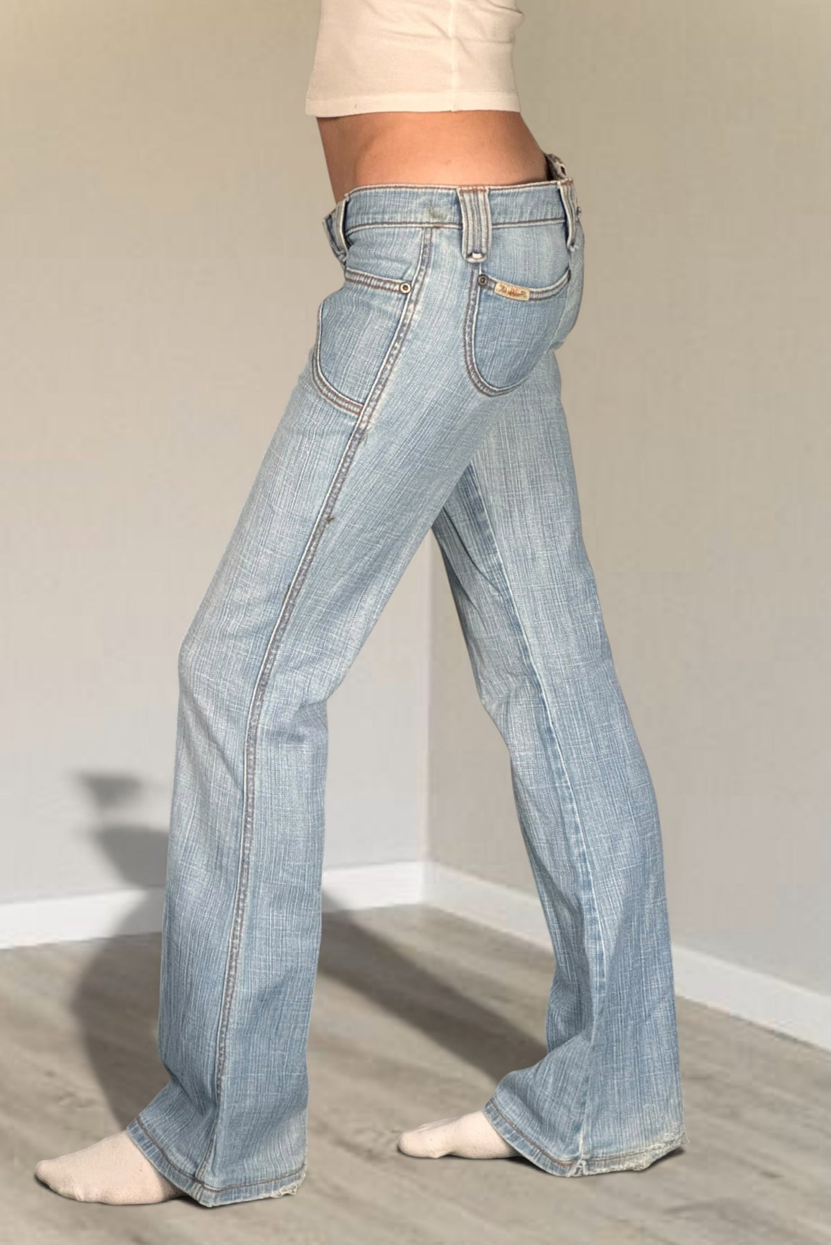 Lågmidjade jeans stl: S