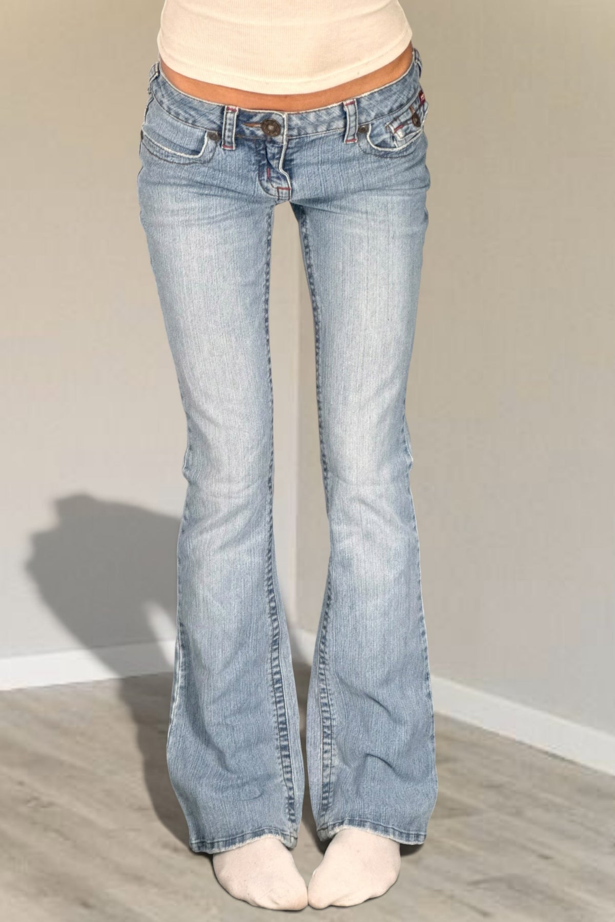 Lågmidjade jeans stl: XXS