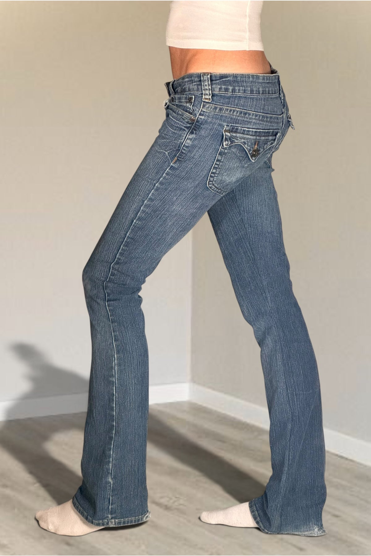 Lågmidjade jeans stl: S
