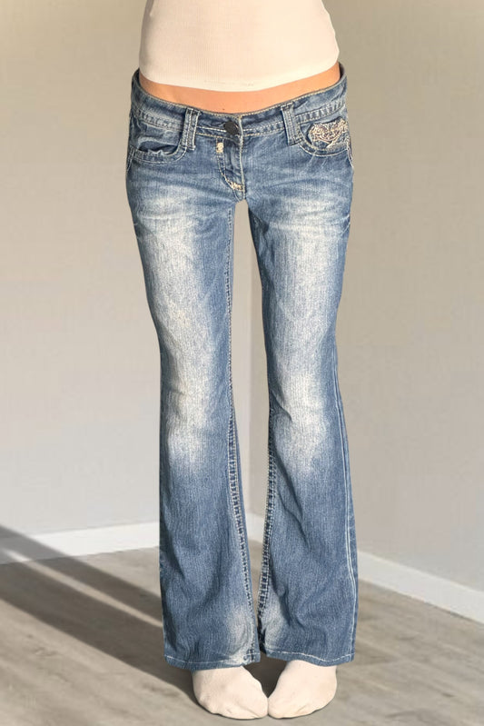 Lågmidjade jeans stl: M