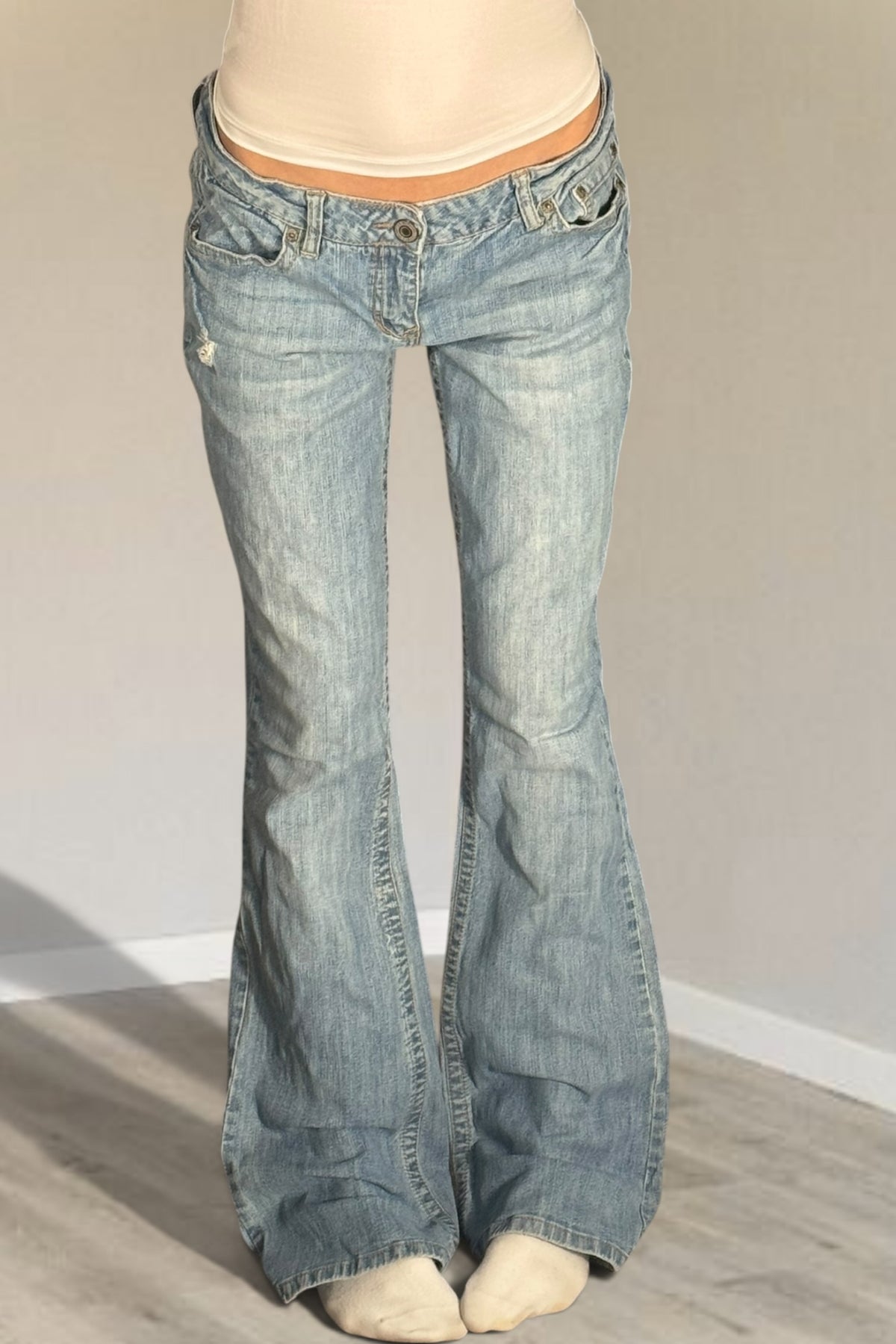 Lågmidjade jeans stl: S/M