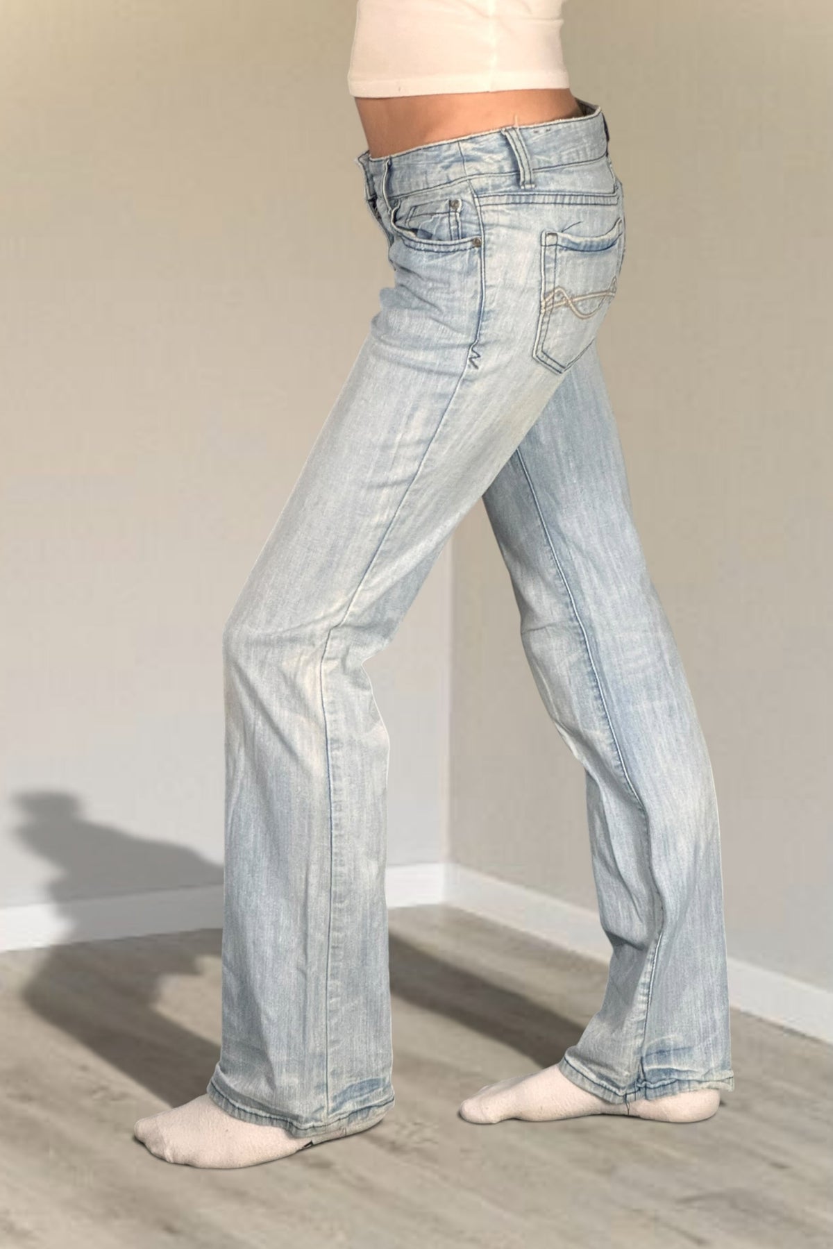 Lågmidjade jeans stl: XS