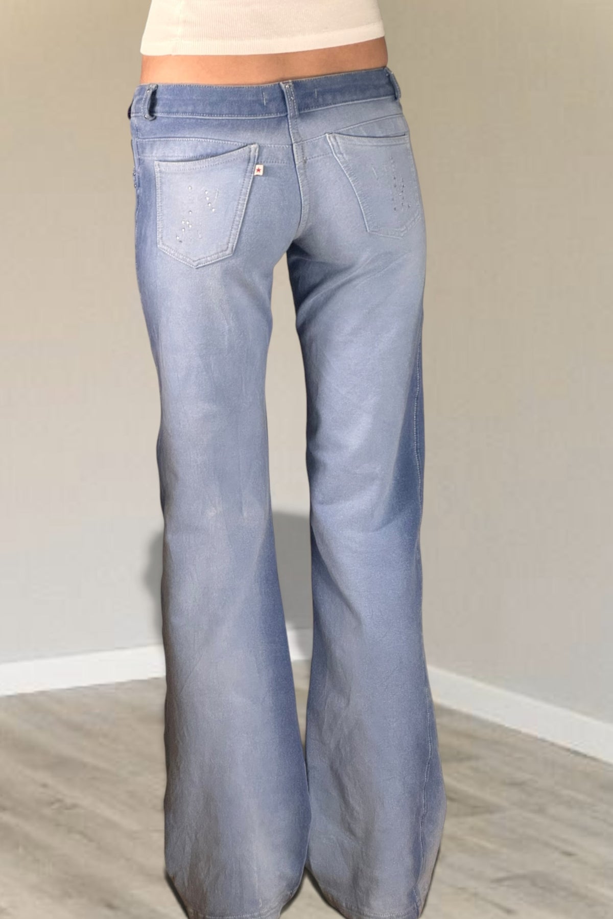 Low-waisted trousers, size XS