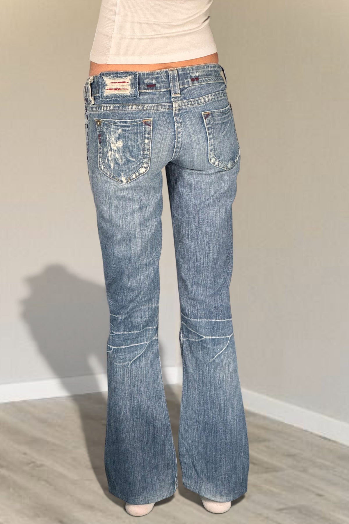 Lågmidjade jeans stl: XS