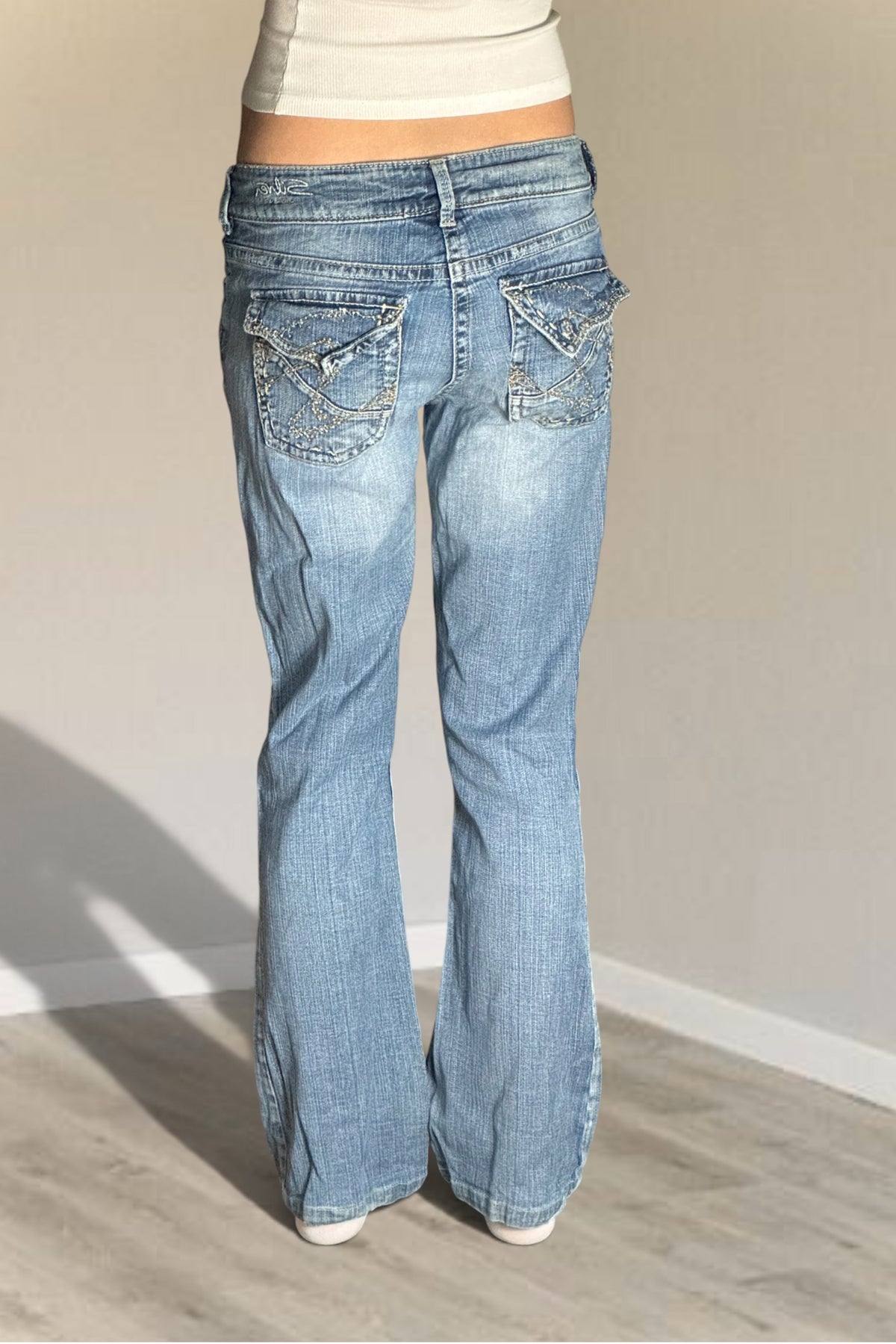 Lågmidjade jeans stl: XS