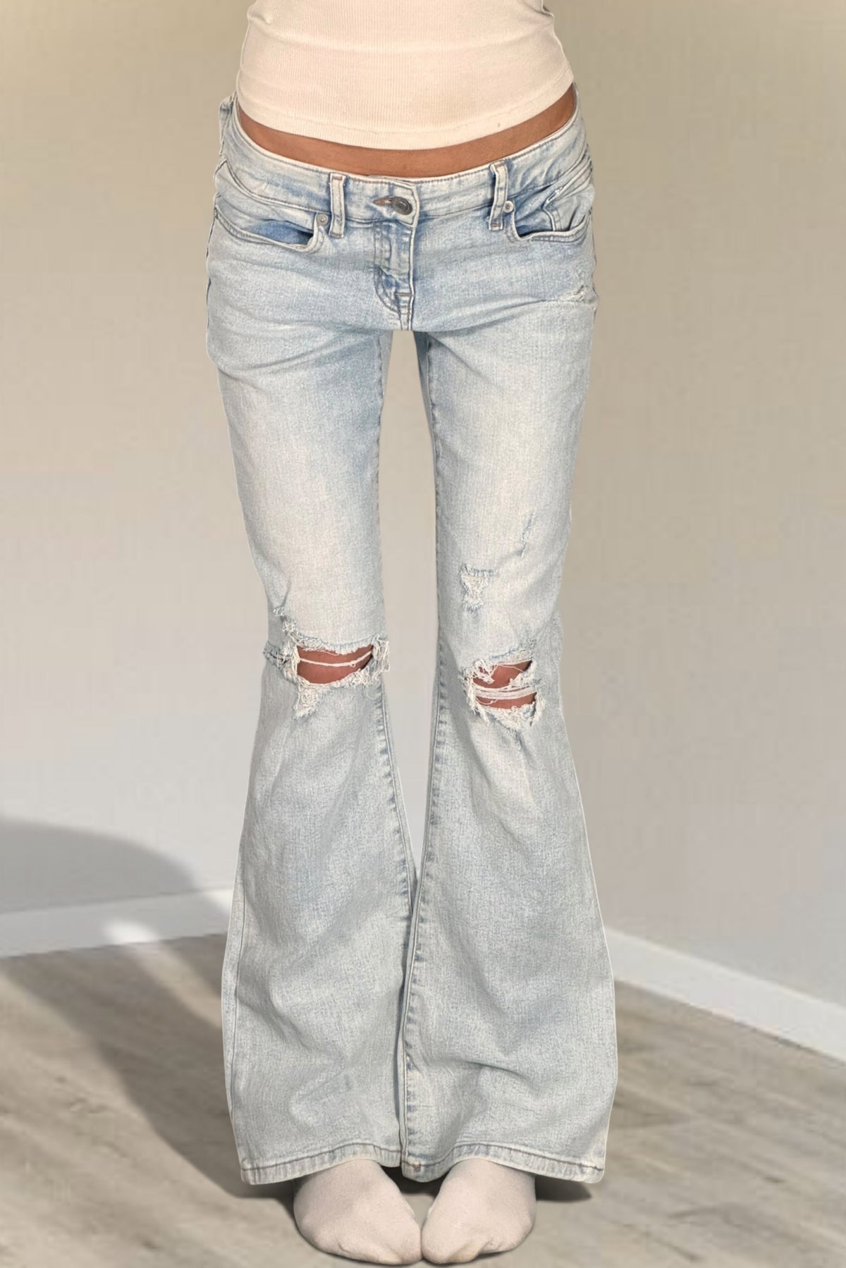 Lågmidjade jeans stl: S