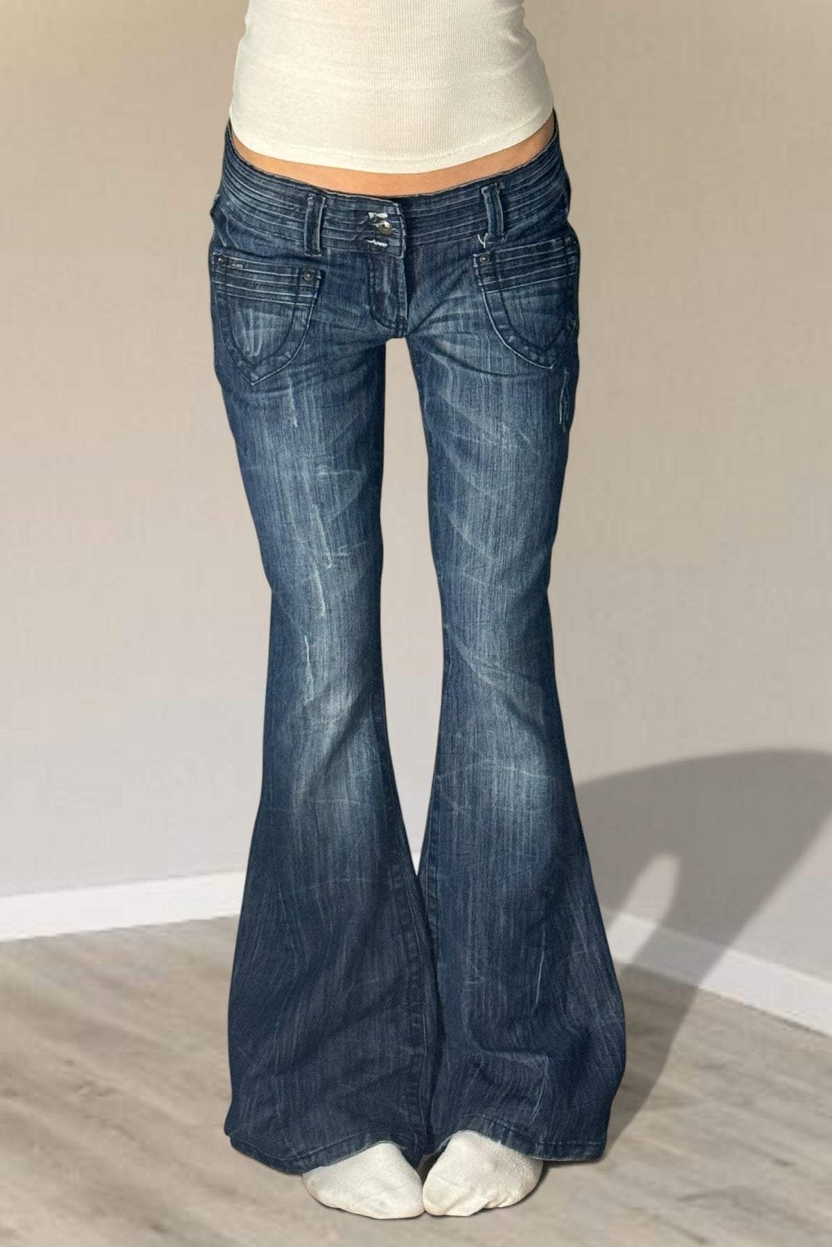 Lågmidjade jeans stl: S