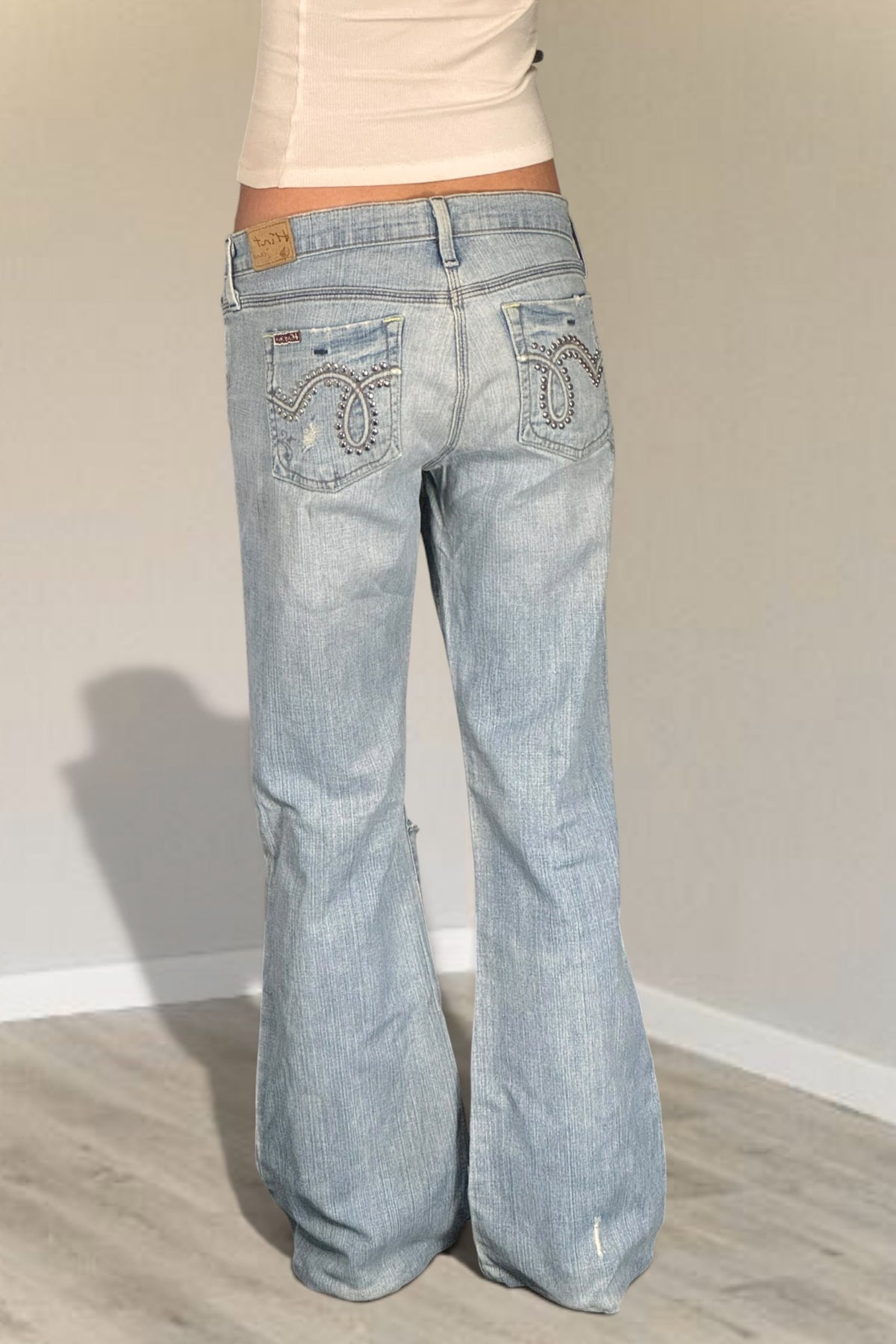 Lågmidjade jeans stl: S
