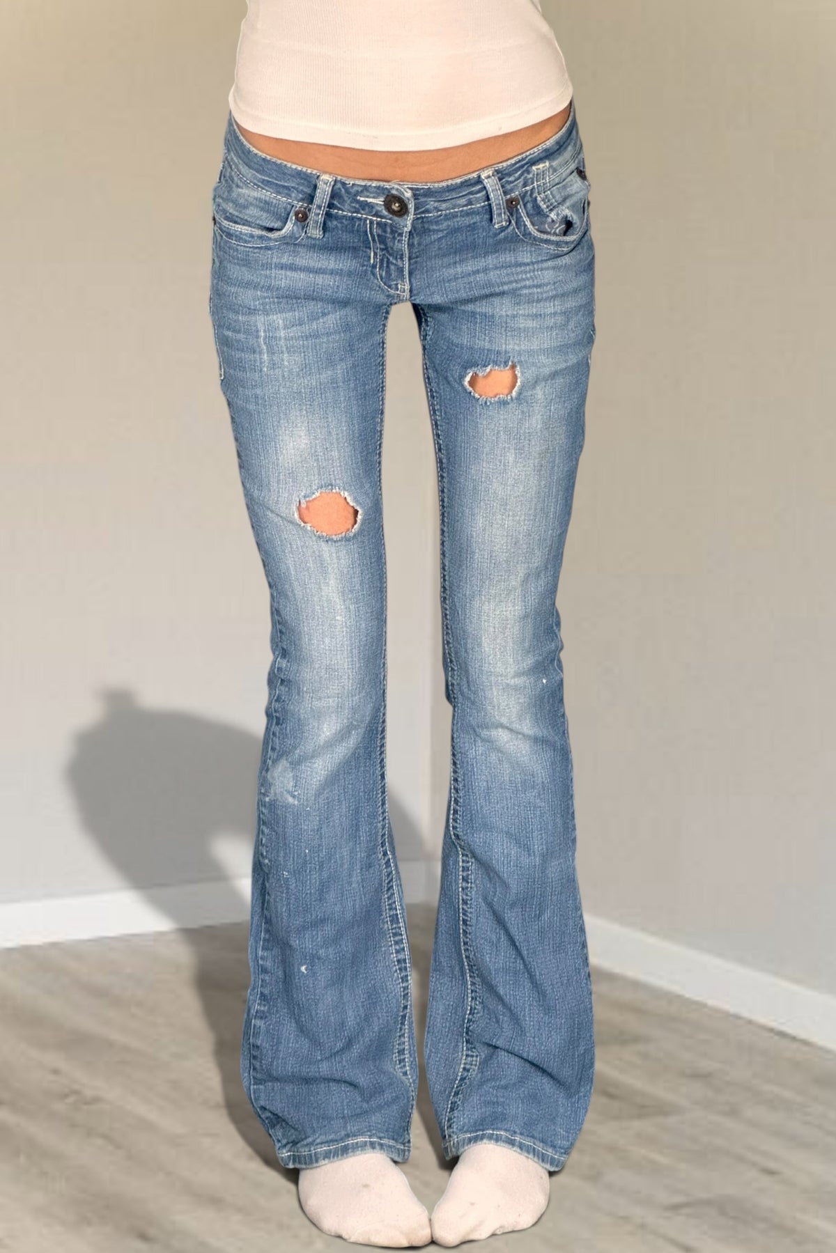 Lågmidjade jeans stl: S