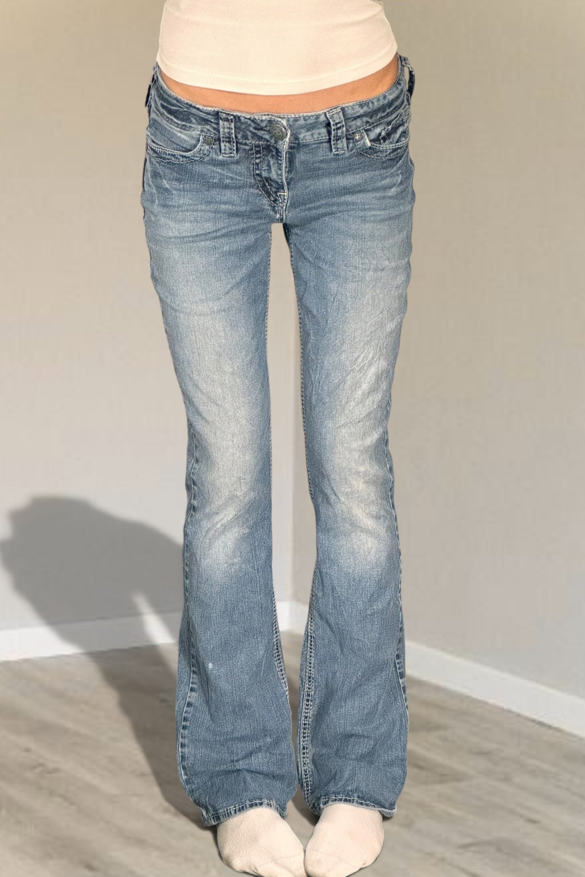 Lågmidjade jeans stl: XS