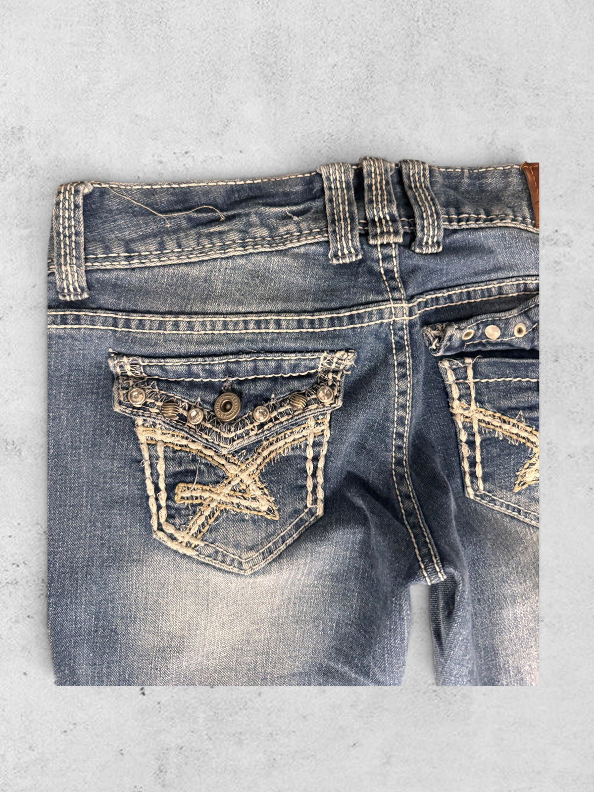 Lågmidjade jeans stl: XS
