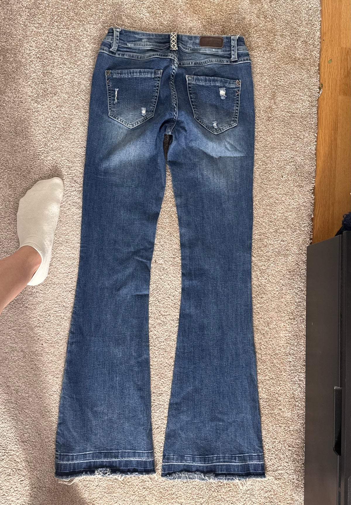 Lågmidjade jeans stl: XS
