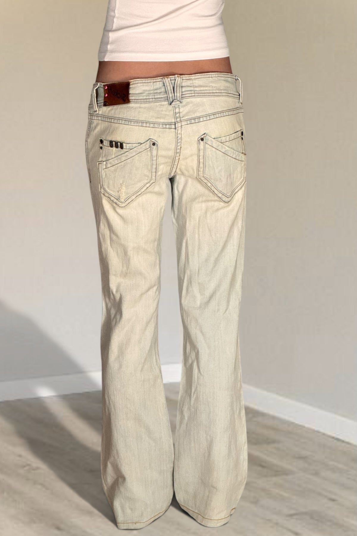Lågmidjade jeans stl: S