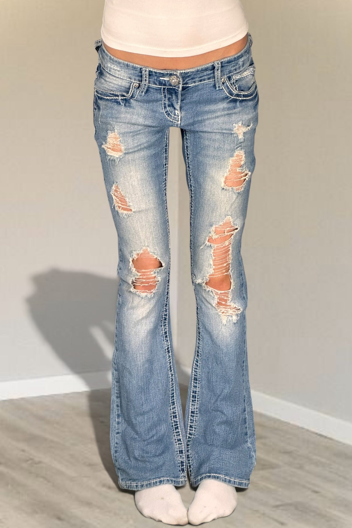 Lågmidjade jeans stl: XS/S