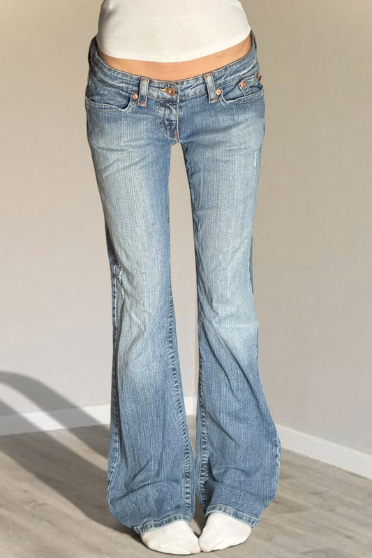 Lågmidjade jeans stl: M