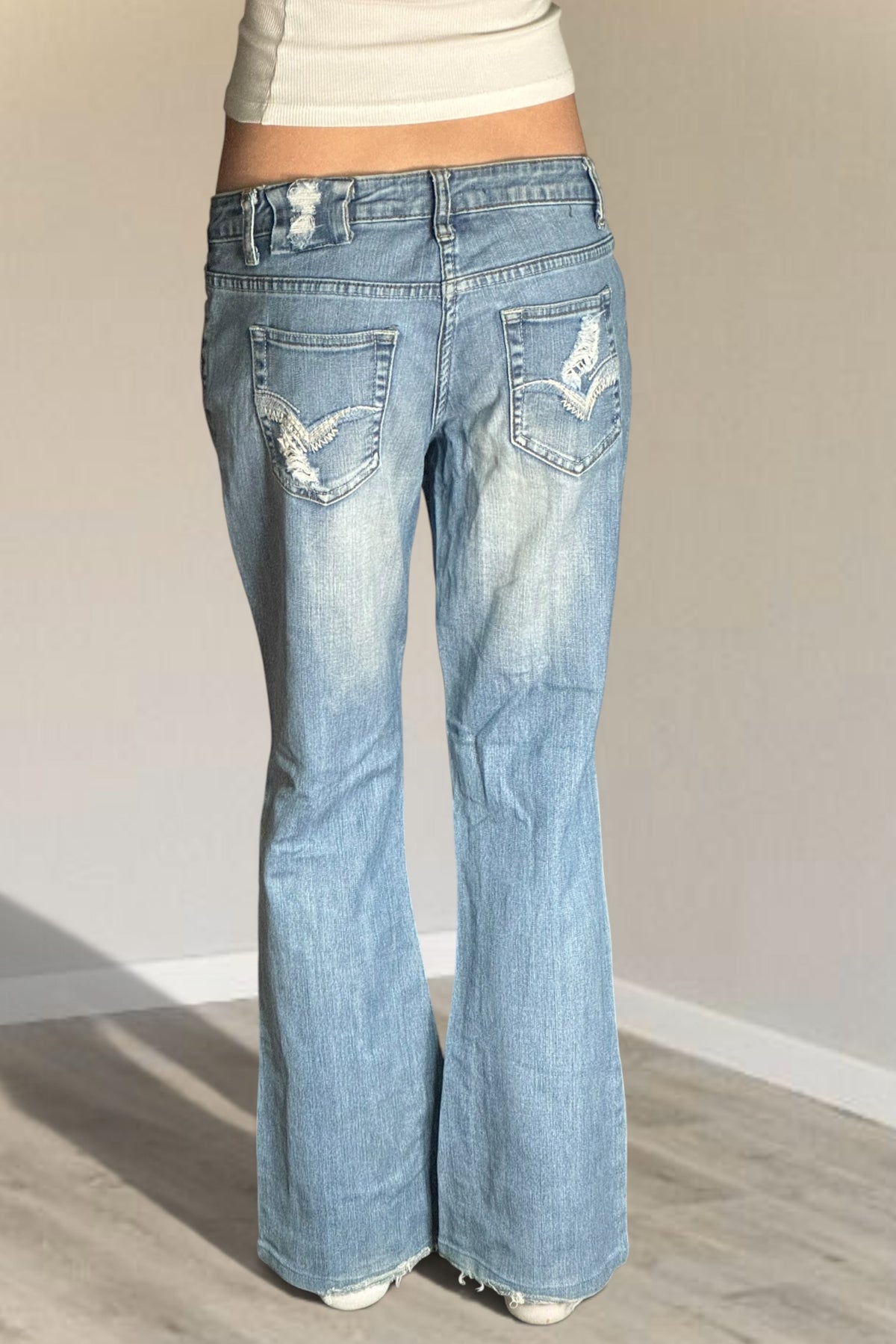 Lågmidjade jeans stl: S