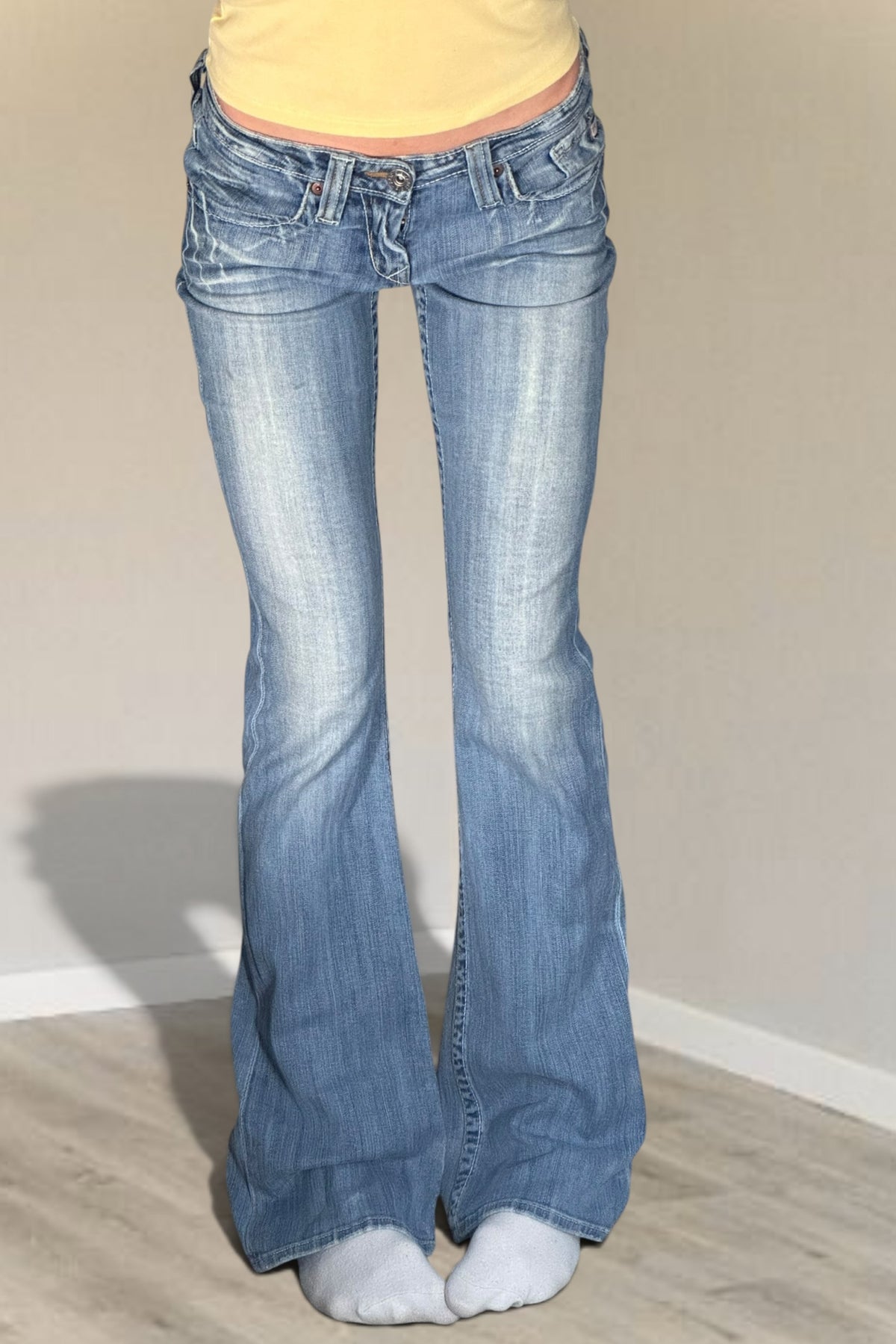 Lågmidjade jeans stl: S