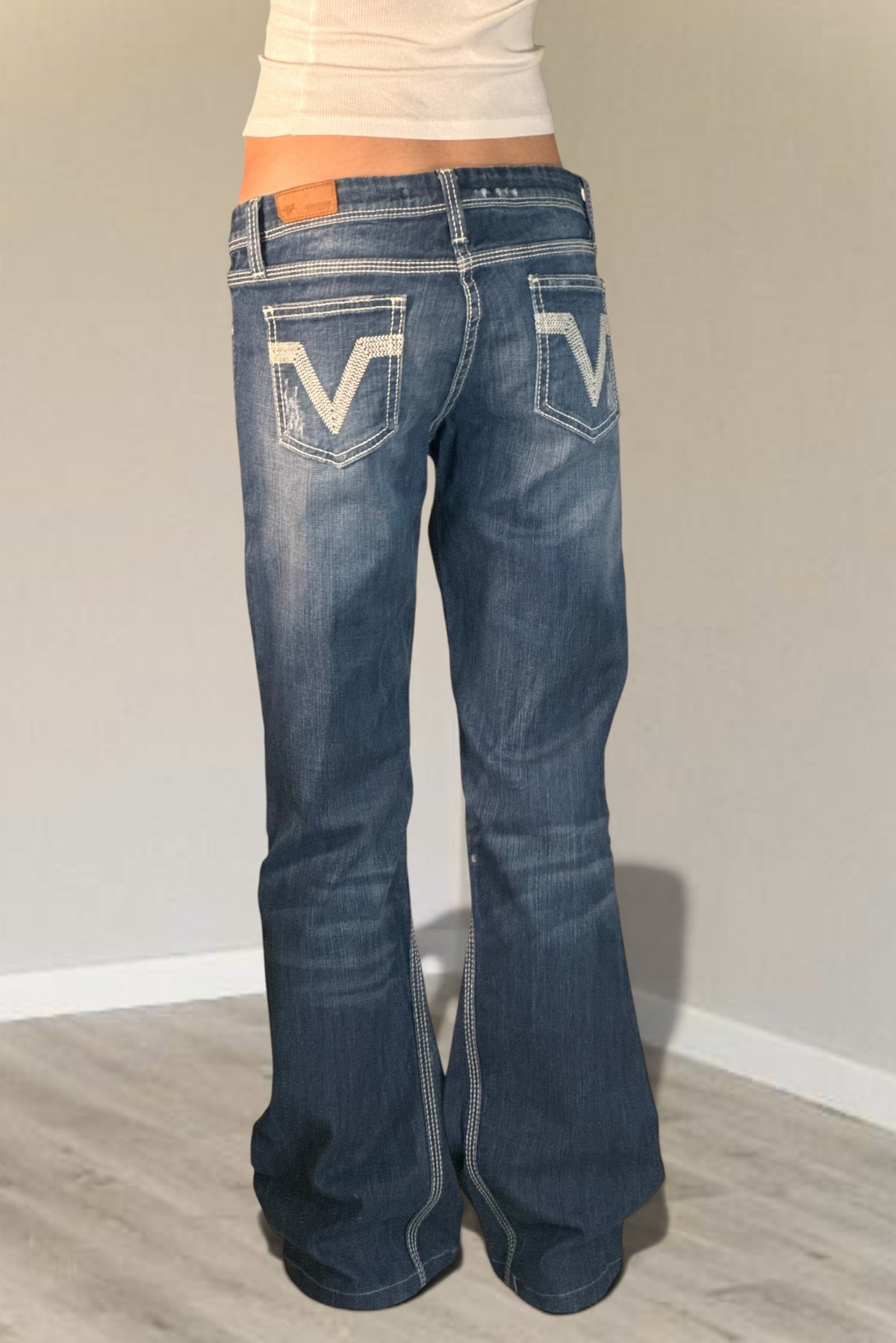 Lågmidjade jeans stl: S/M