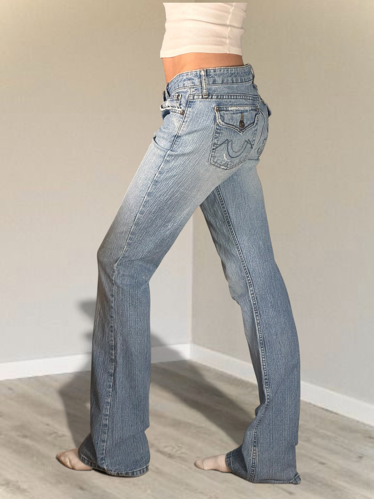 Flared jeans size: S/M