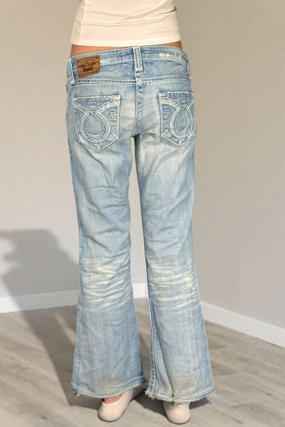 Lågmidjade jeans stl: S