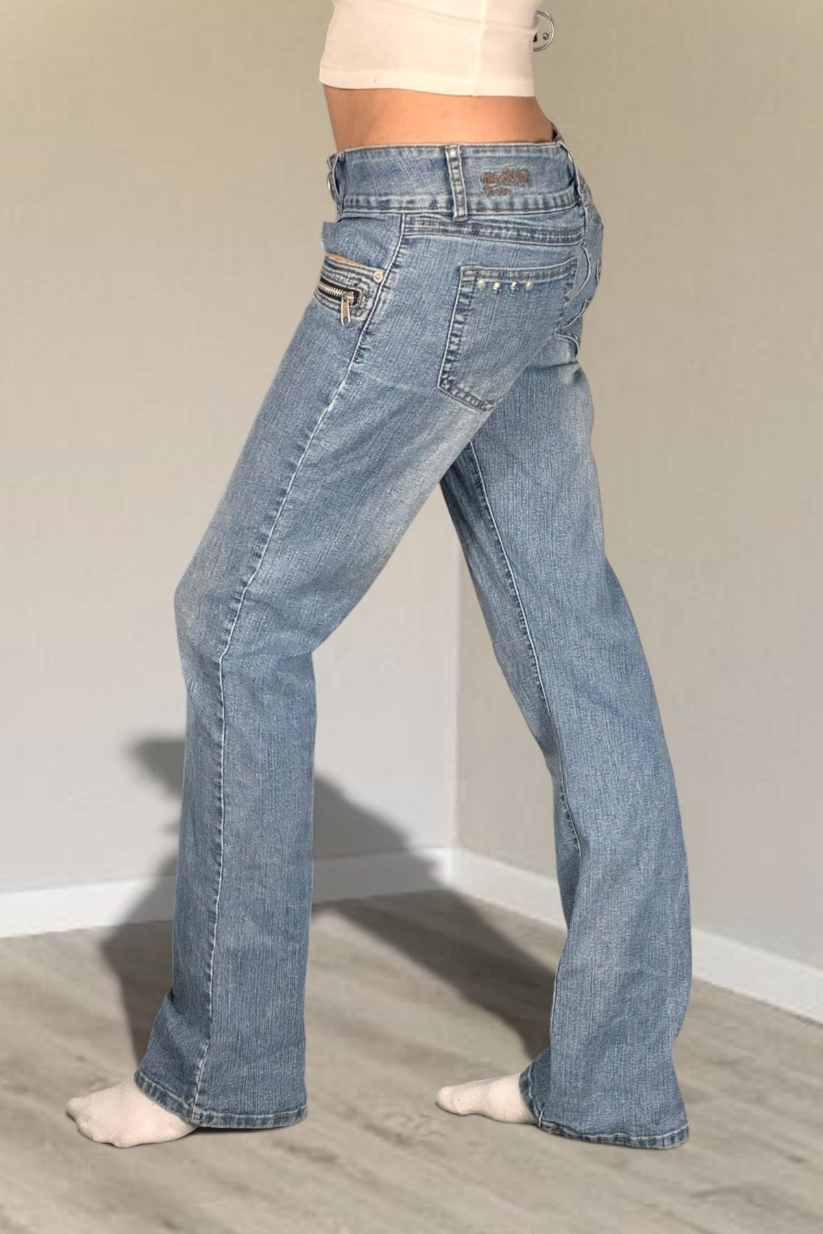 Lågmidjade jeans stl: S