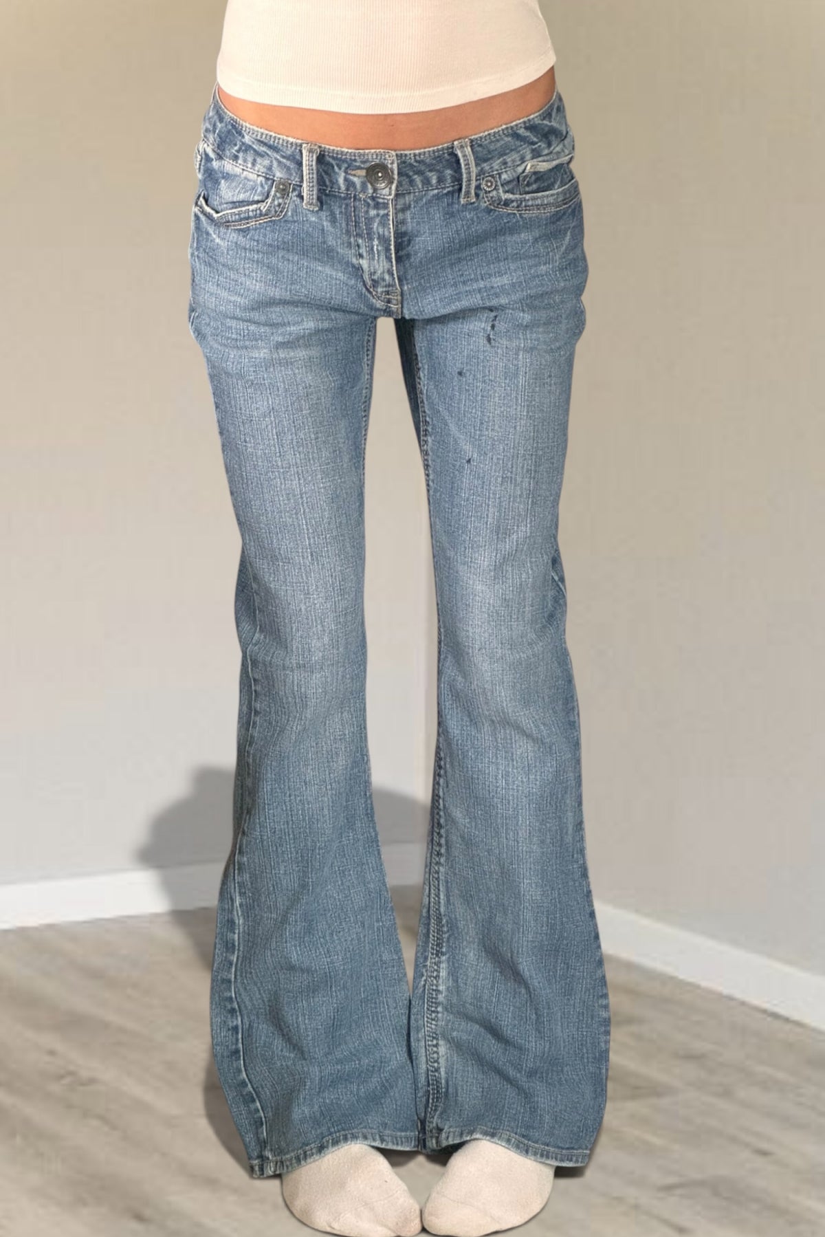 Lågmidjade jeans stl: S